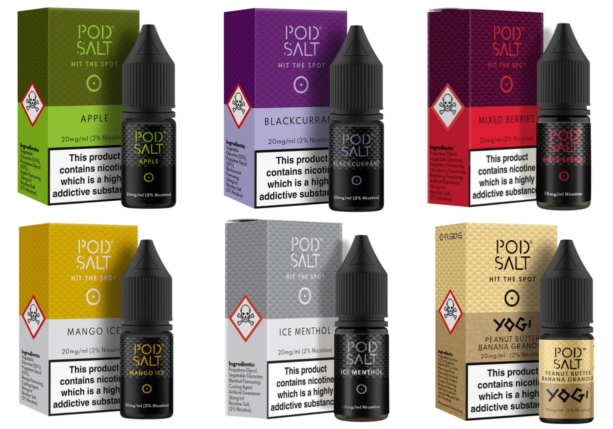 Pod Salt E-Liquid - Electromist.co.uk