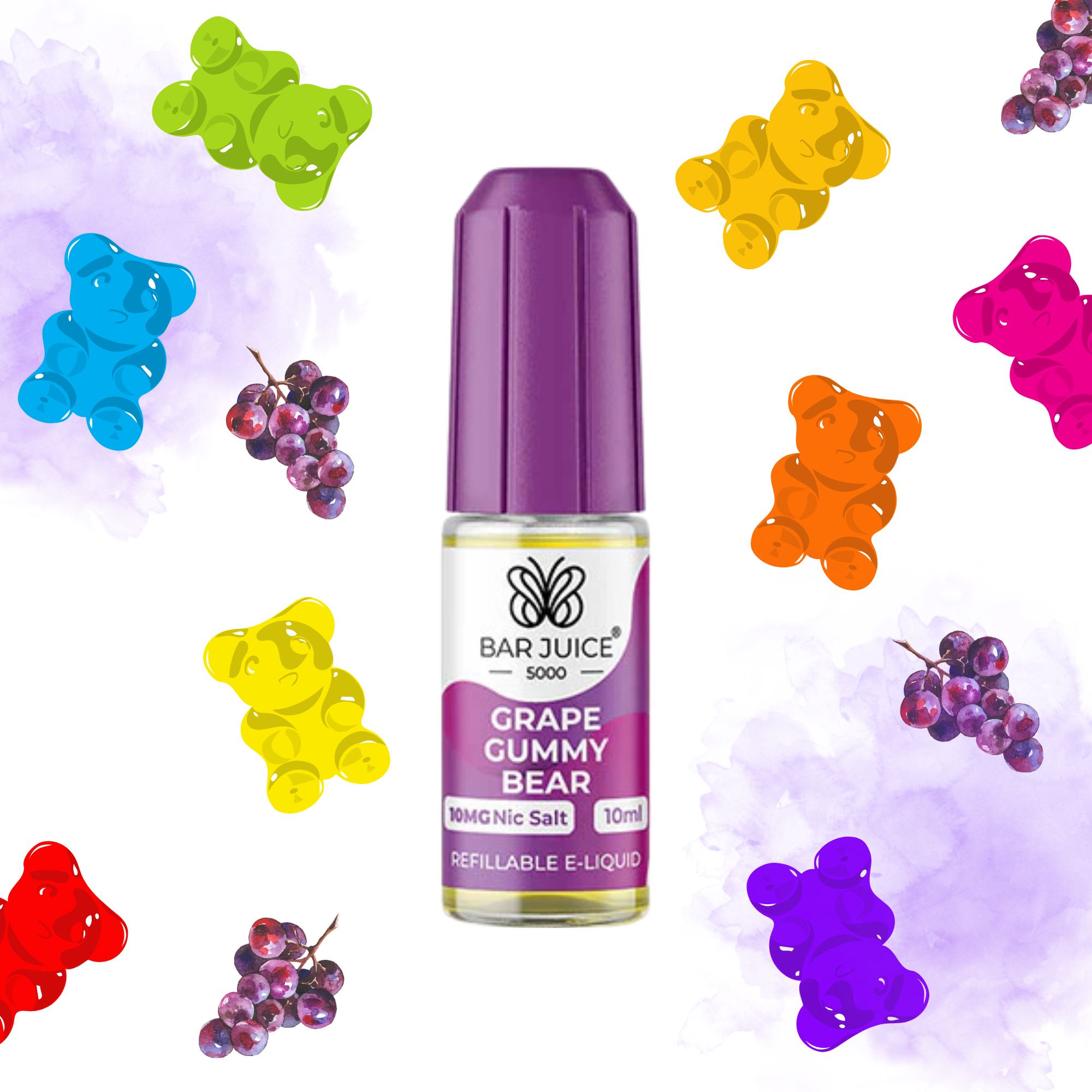 Bar 5000 - Grape Gummy Bear 10ml