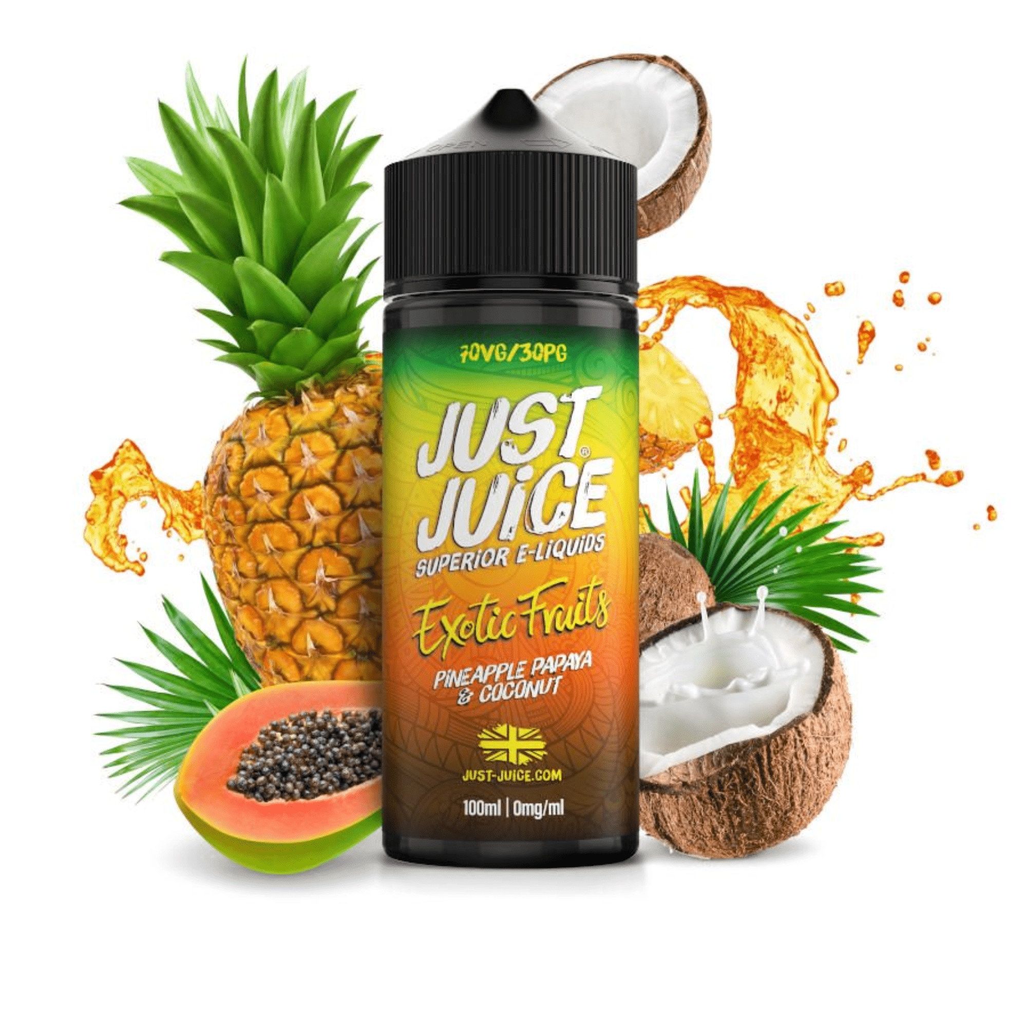 Just Juice - Pineapple Papaya Coco 100ml - Electromist.co.ukE - LiquidJust Juice