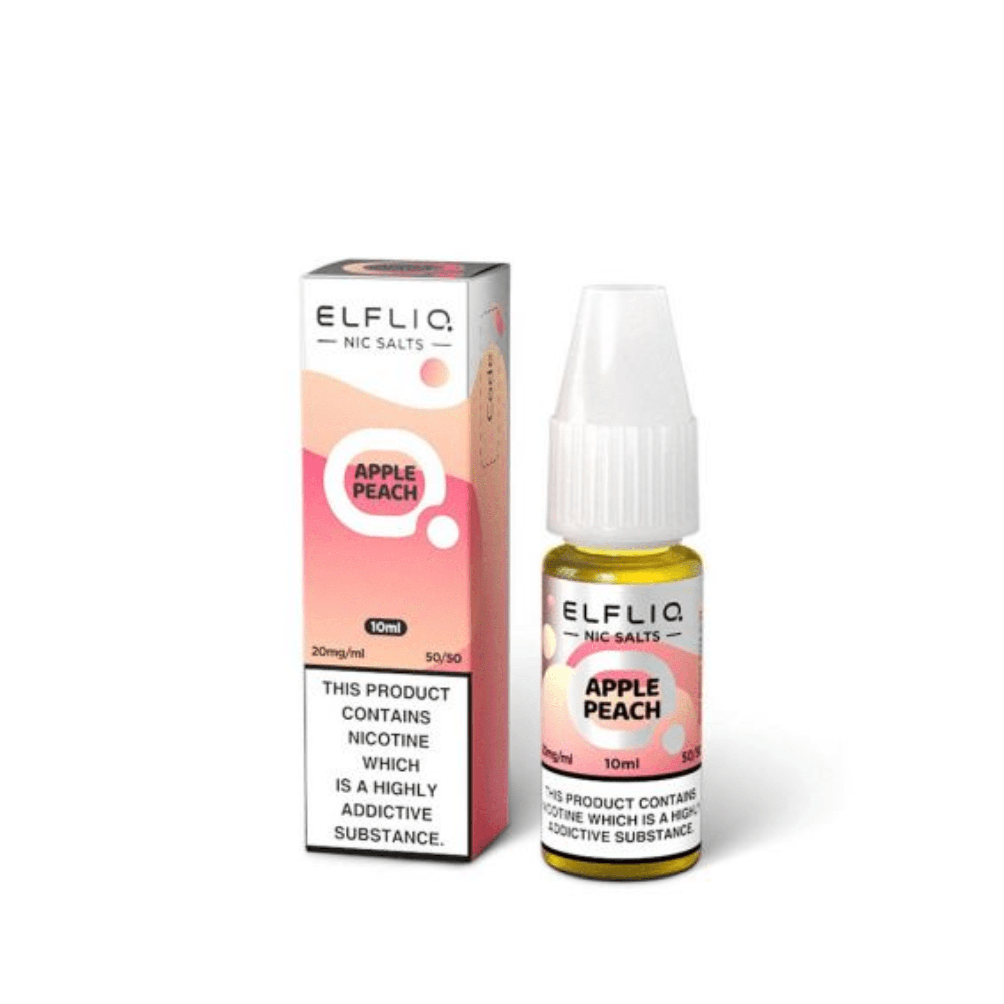 Elfliq Nic Salt - Apple Peach 10ml - Electromist.co.ukE - LiquidElfliq