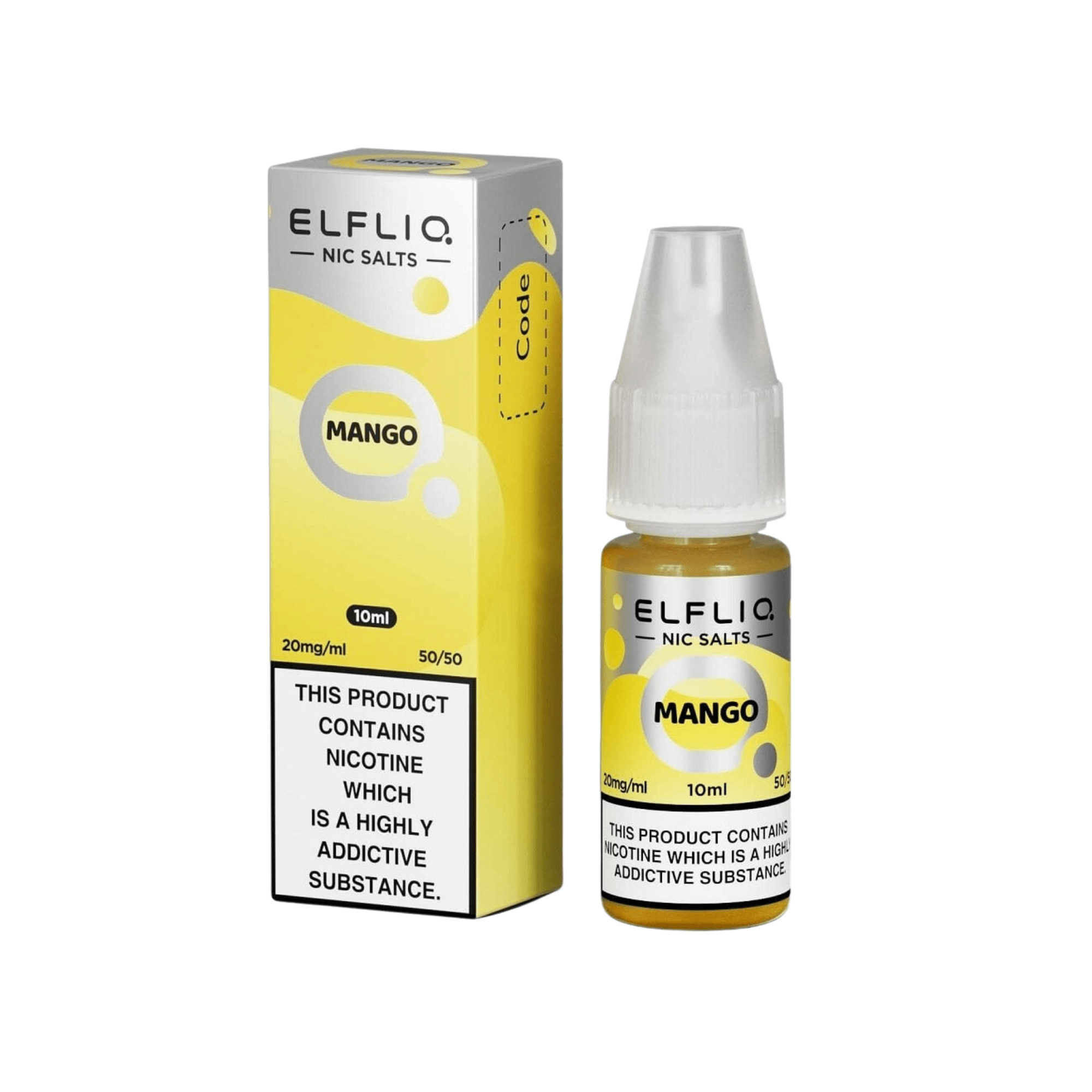 Elfliq Nic Salt - Mango 10ml - Electromist.co.ukE - LiquidElfliq