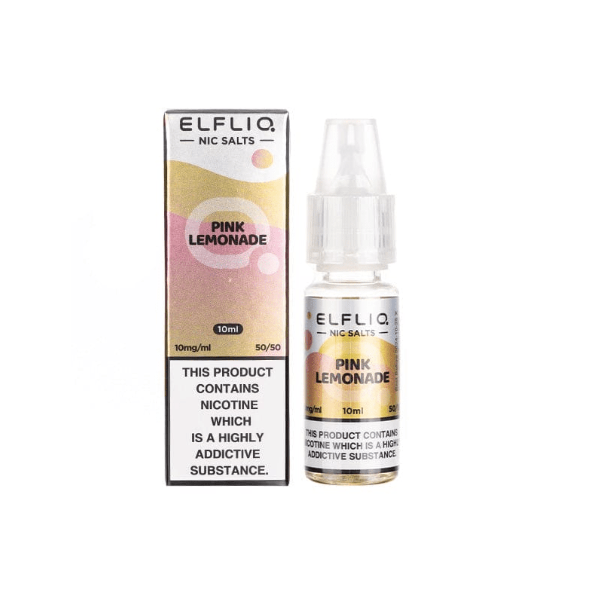 Elfliq Nic Salt - Pink Lemonade 10ml - Electromist.co.ukE - LiquidElfliq
