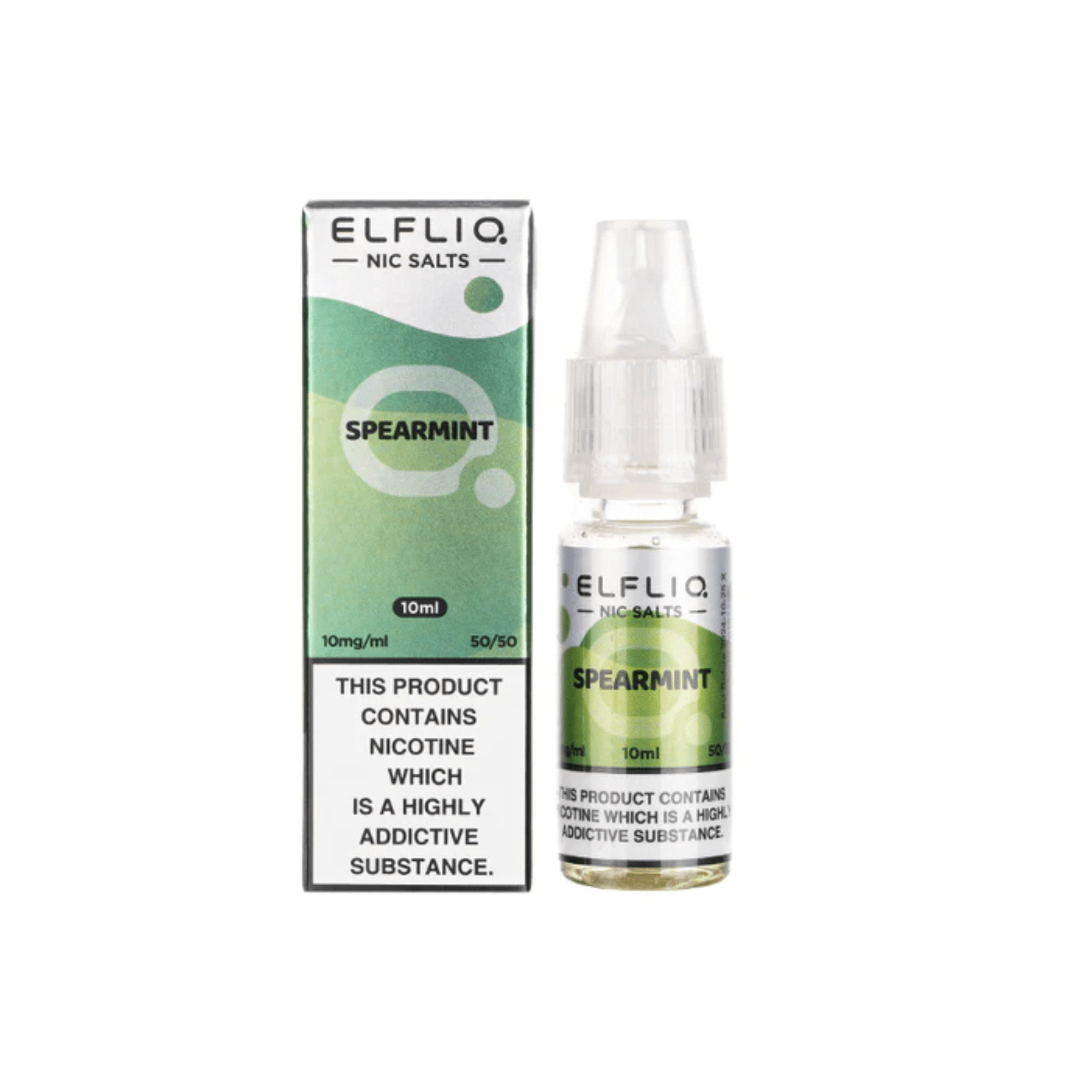 Elfliq Nic Salt - Spearmint 10ml - Electromist.co.ukE - LiquidElfliq