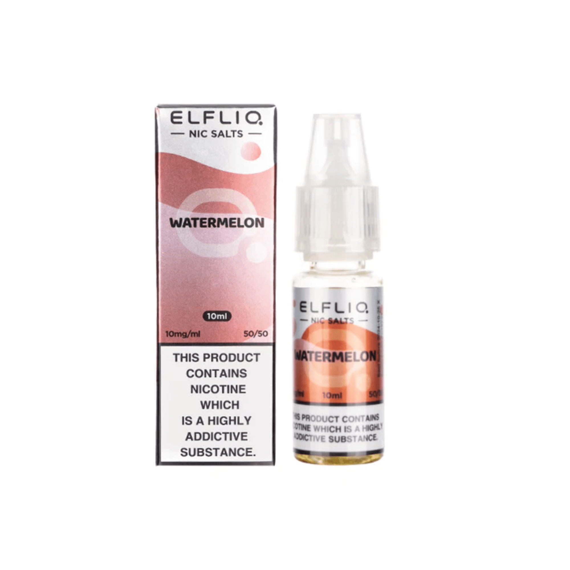Elfliq Nic Salt - Watermelon 10ml - Electromist.co.ukE - LiquidElfliq