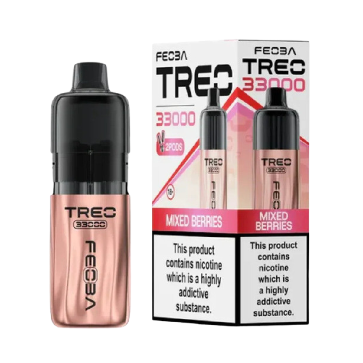 FEOBA TREO 33K Vape Kit - Mixed Berries