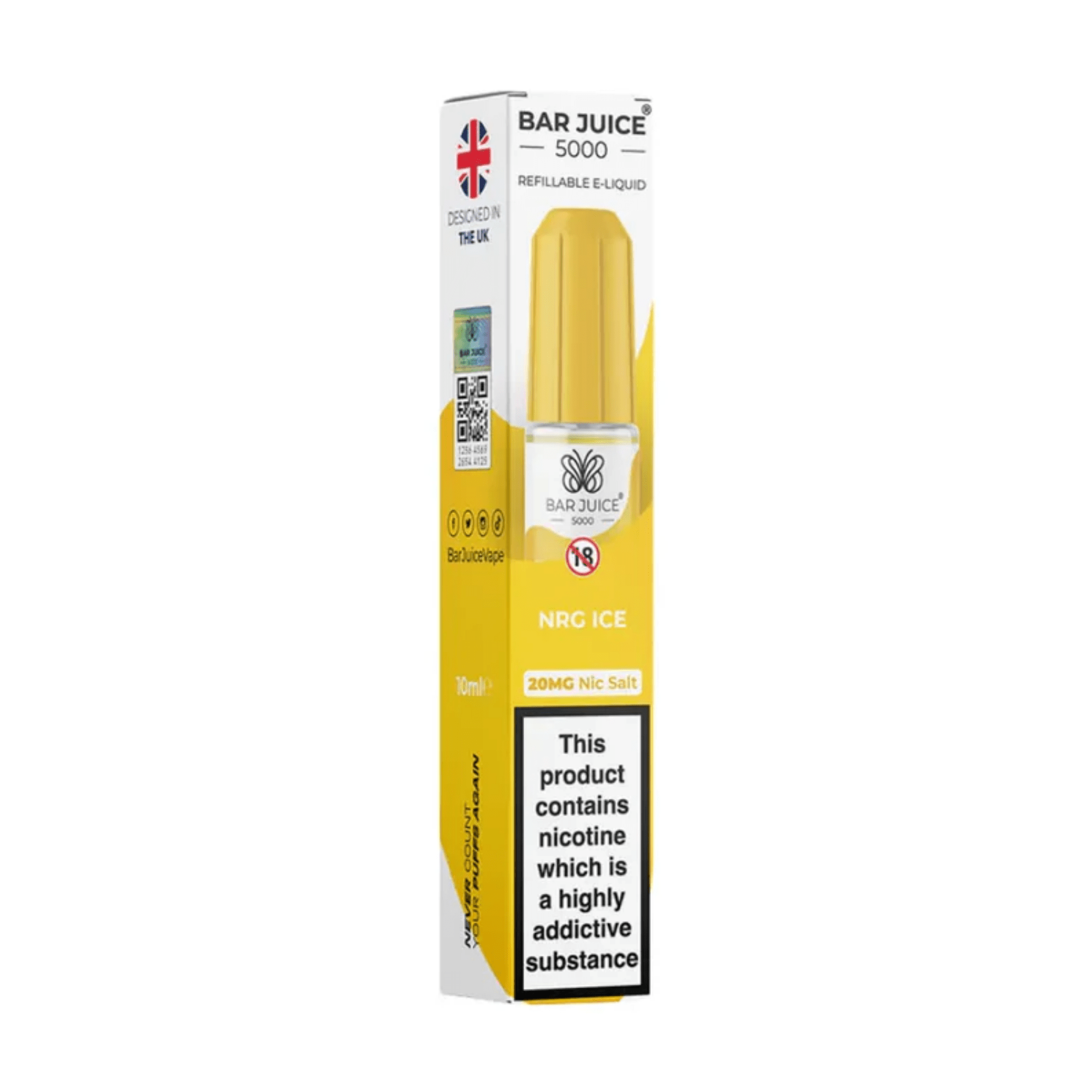 Bar 5000 - NRG Ice 10ml - Electromist.co.ukE - LiquidBar Juice