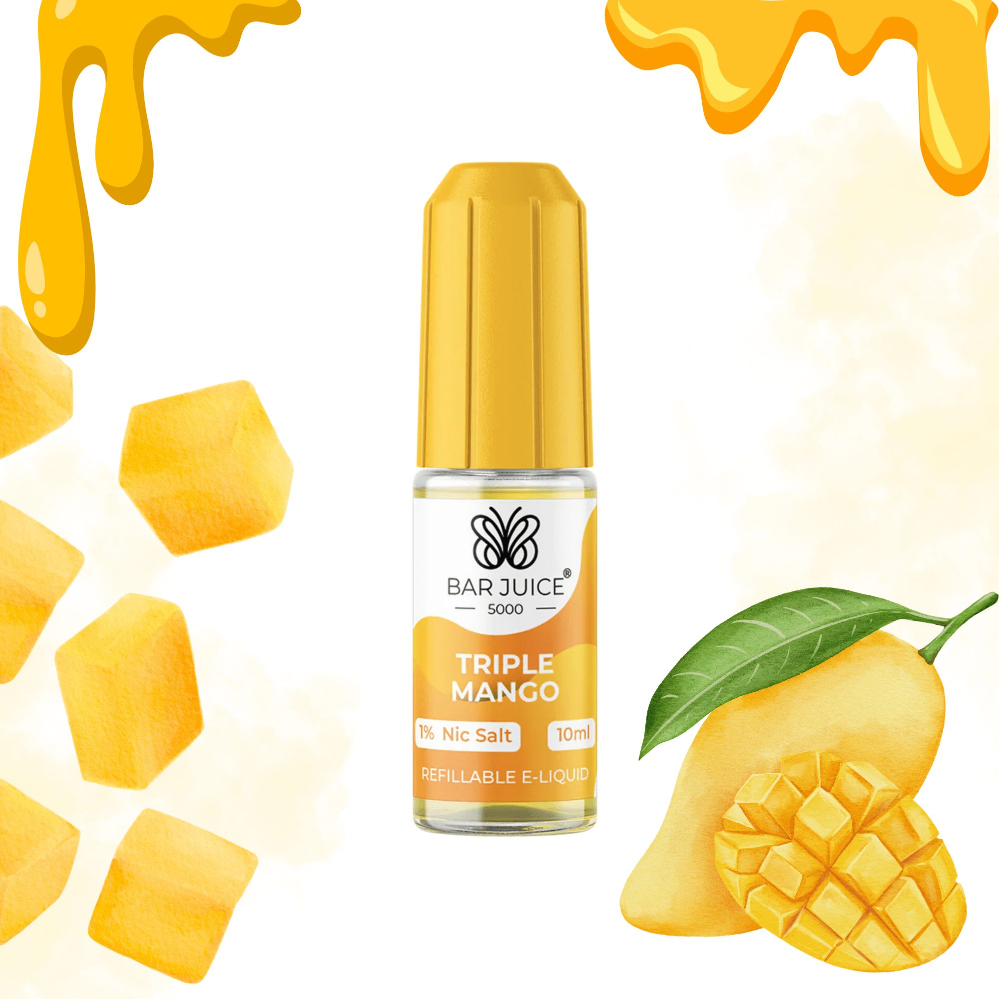 Bar 5000 - Tripple Mango 10ml - Electromist.co.ukE - LiquidBar Juice