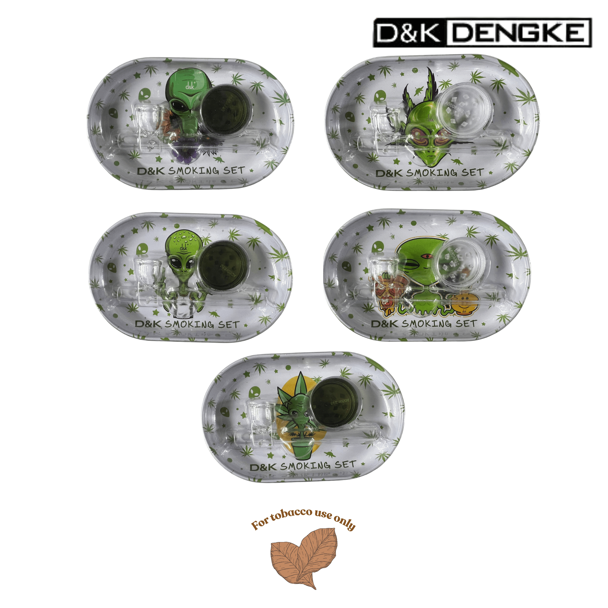 D&K Dengke - Small Smoking Set (Assorted Colors) - Electromist.co.ukD&K DENGKE