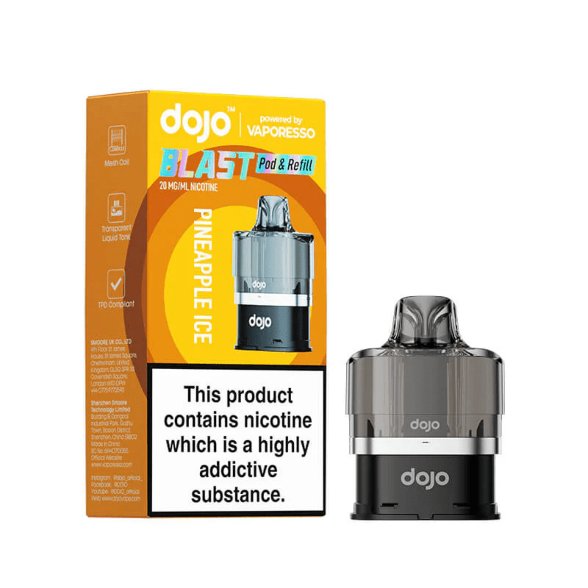 DOJO Blast - Pod & Refill - Electromist.co.ukEliquidVaporesso