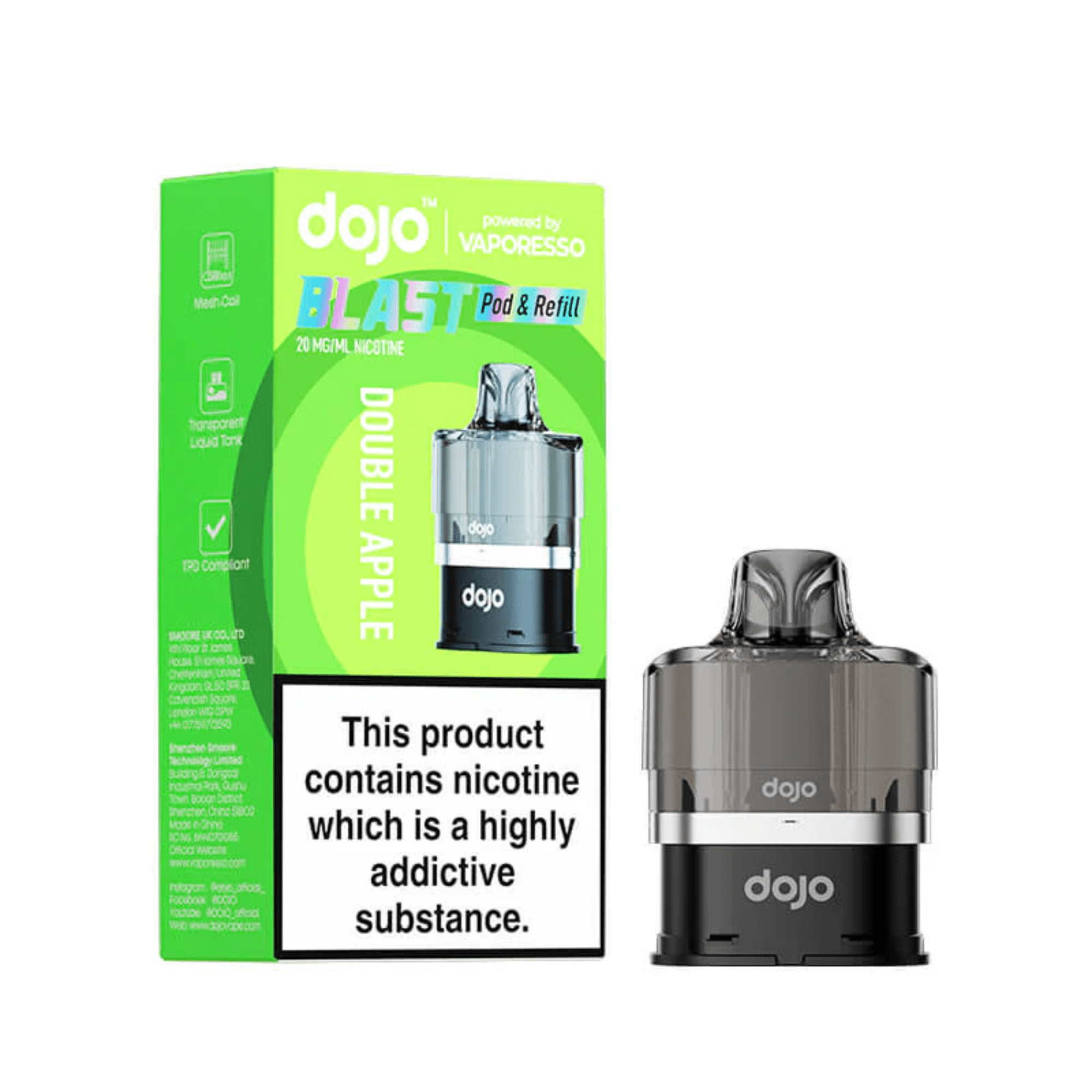 DOJO Blast - Pod & Refill - Electromist.co.ukEliquidVaporesso