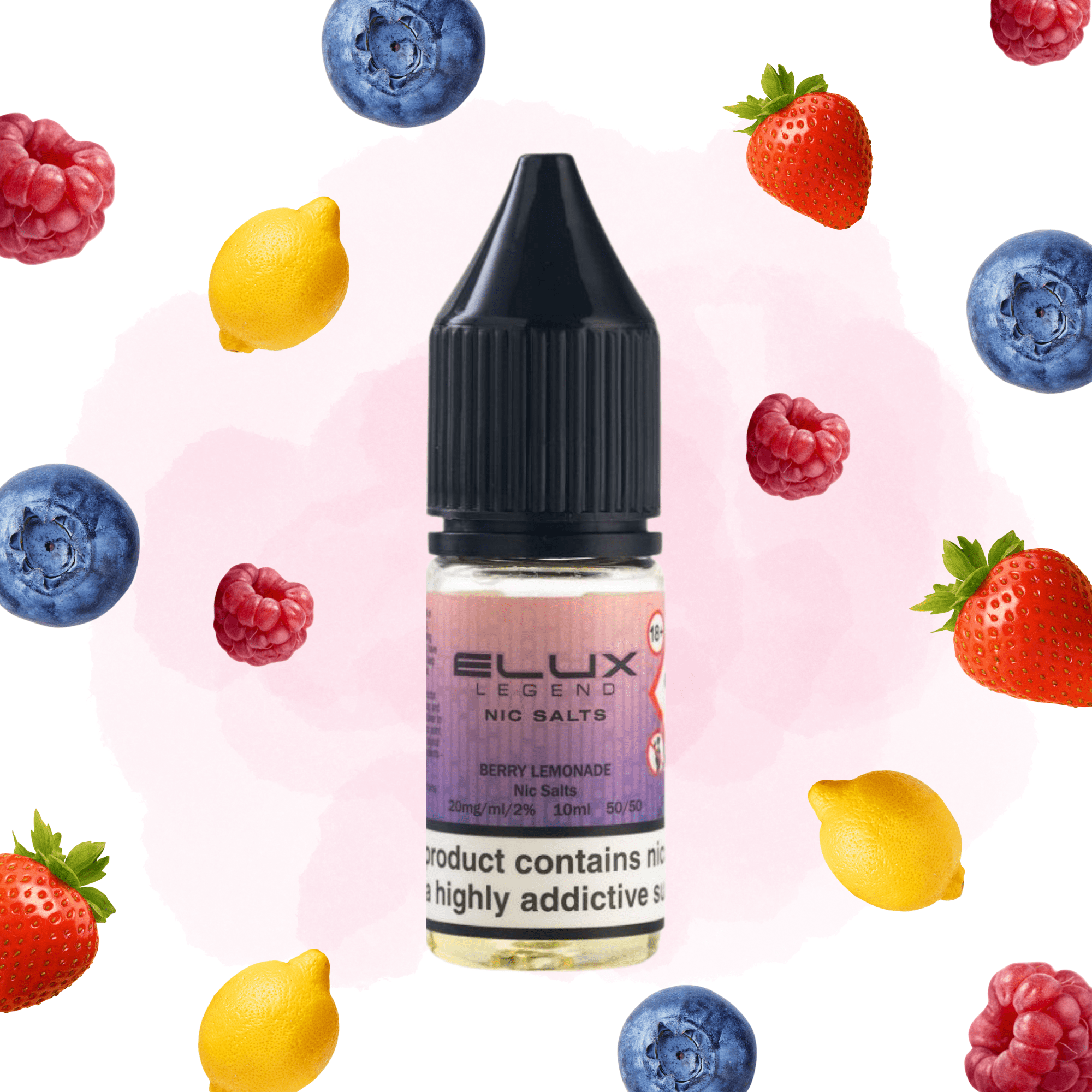 ELUX SALTS Berry Lemonade 10ML - Electromist.co.ukE - LiquidElux