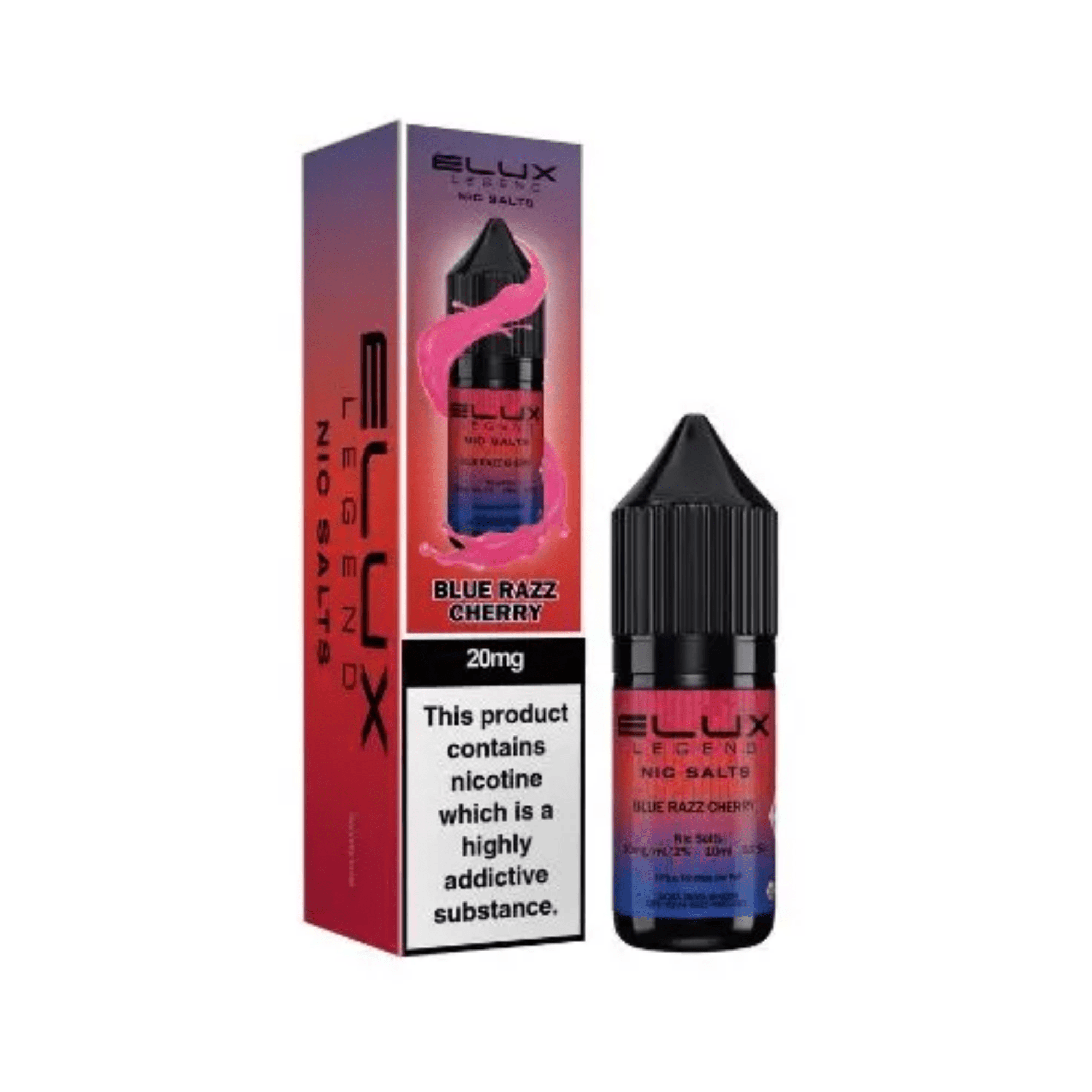 ELUX SALTS Blue Razz Cherry 10ML - Electromist.co.ukE - LiquidElux