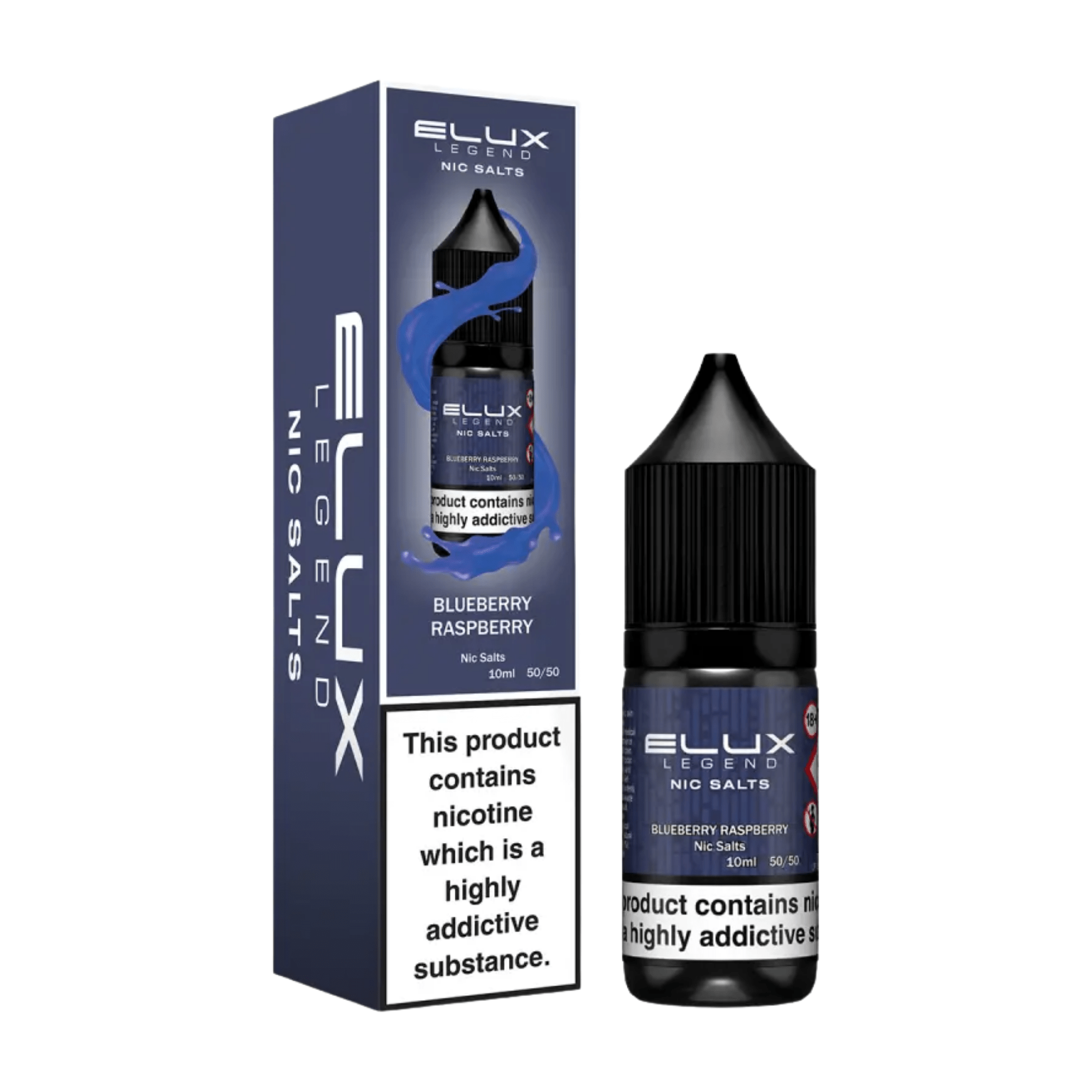 ELUX SALTS Blueberry Raspberry 10ML - Electromist.co.ukE - LiquidElux