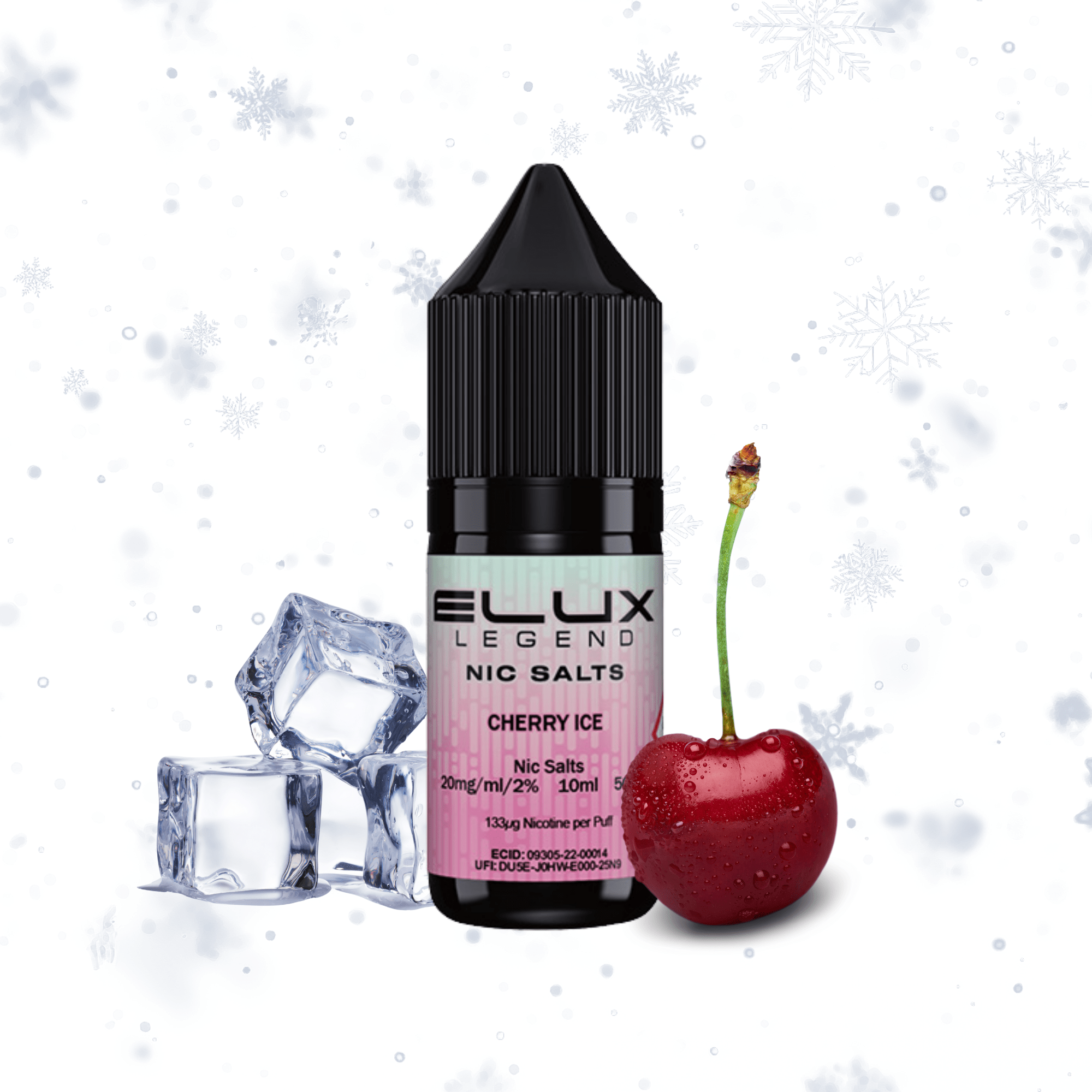ELUX SALTS Cherry Ice 10ML - Electromist.co.ukE - LiquidElux