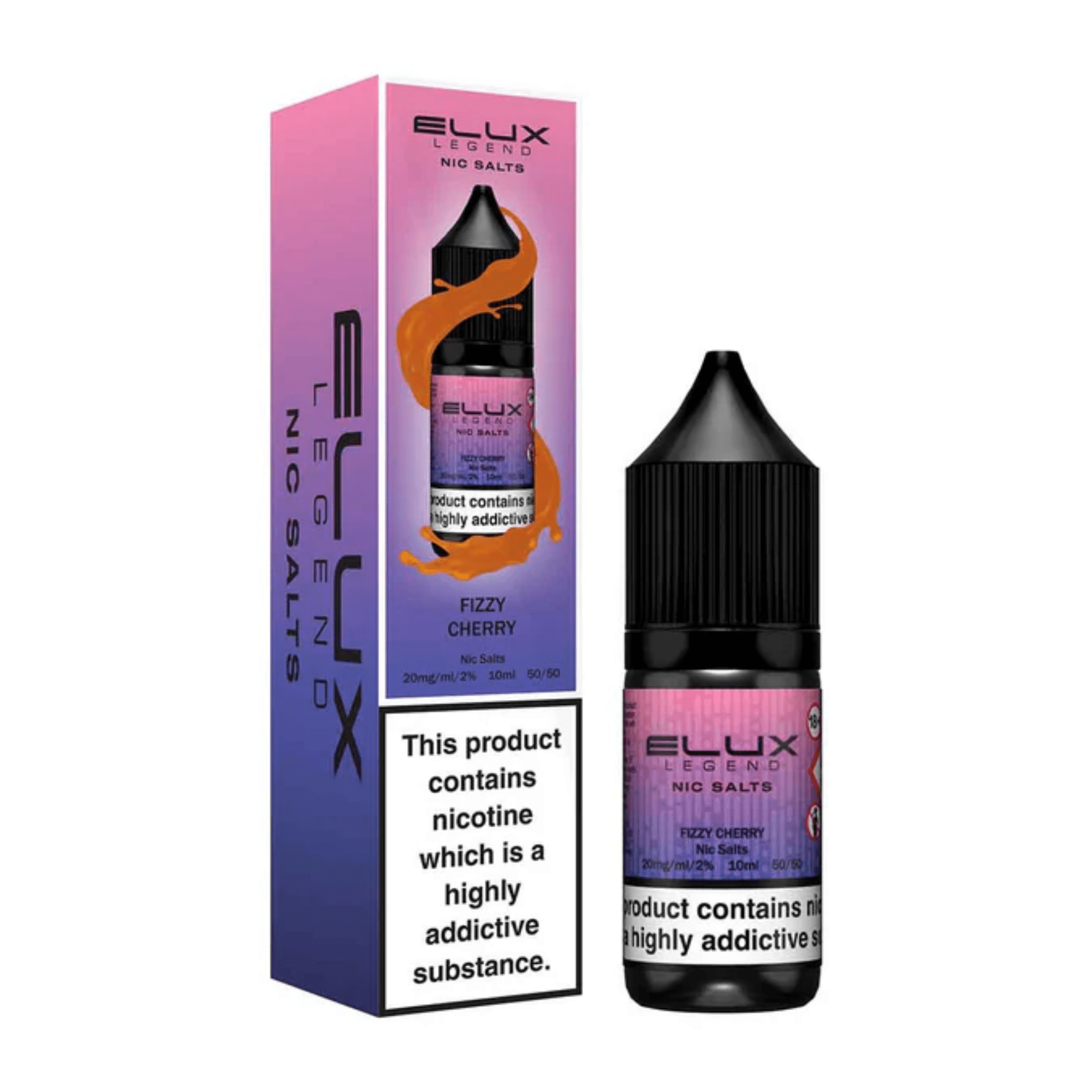 ELUX SALTS Fizzy Cherry 10ML - Electromist.co.ukE - LiquidElux