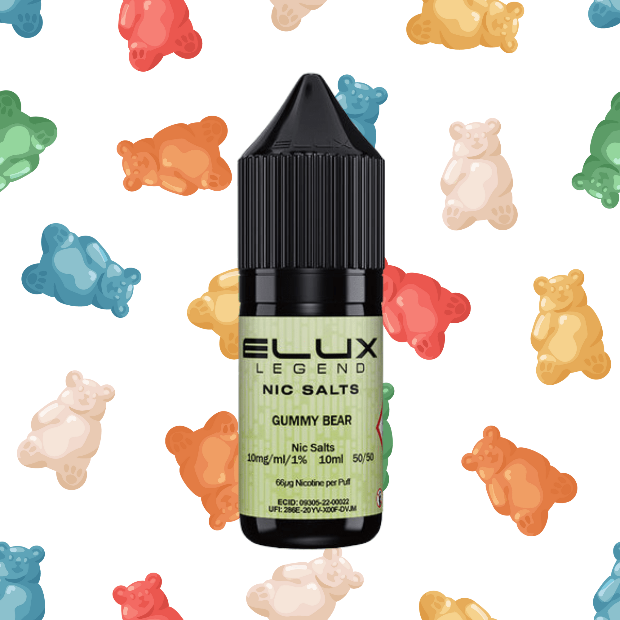 ELUX SALTS Gummy Bear 10ML - Electromist.co.ukE - LiquidElux