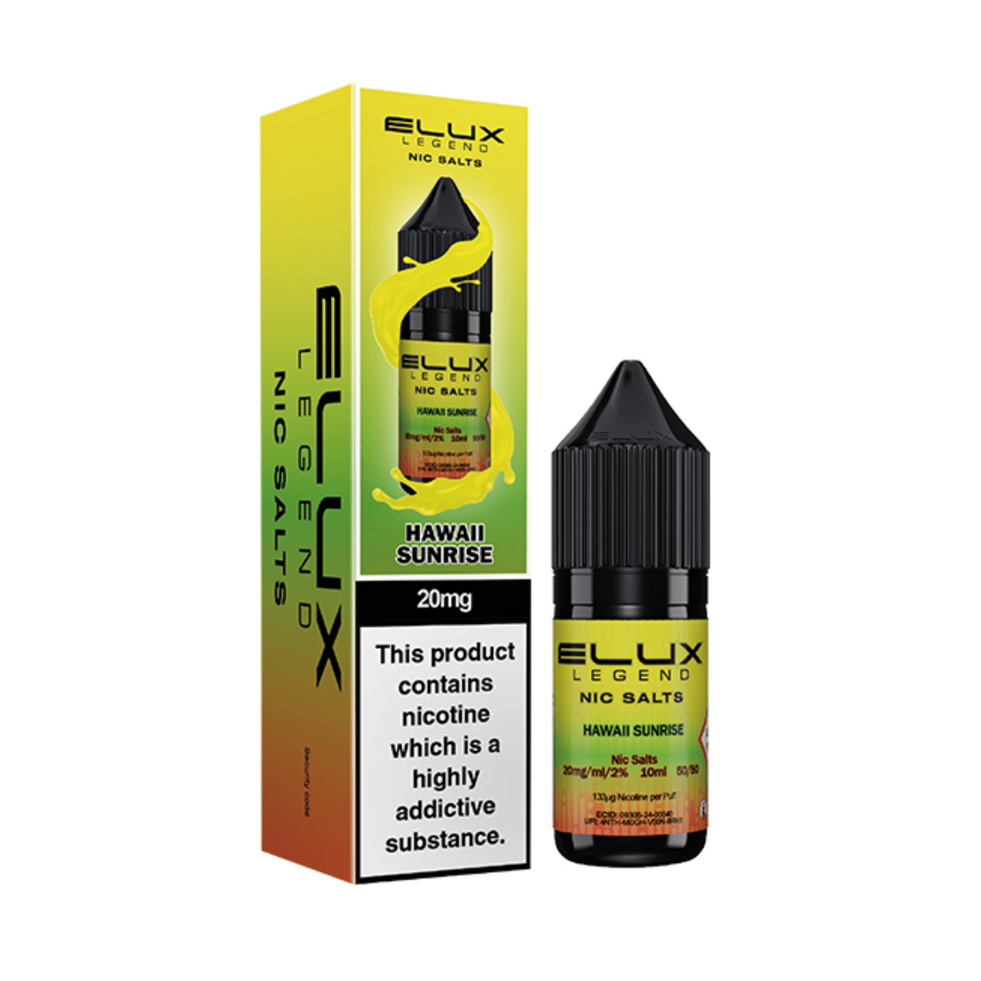ELUX SALTS Hawaii Sunrise 10ML - Electromist.co.ukE - LiquidElux