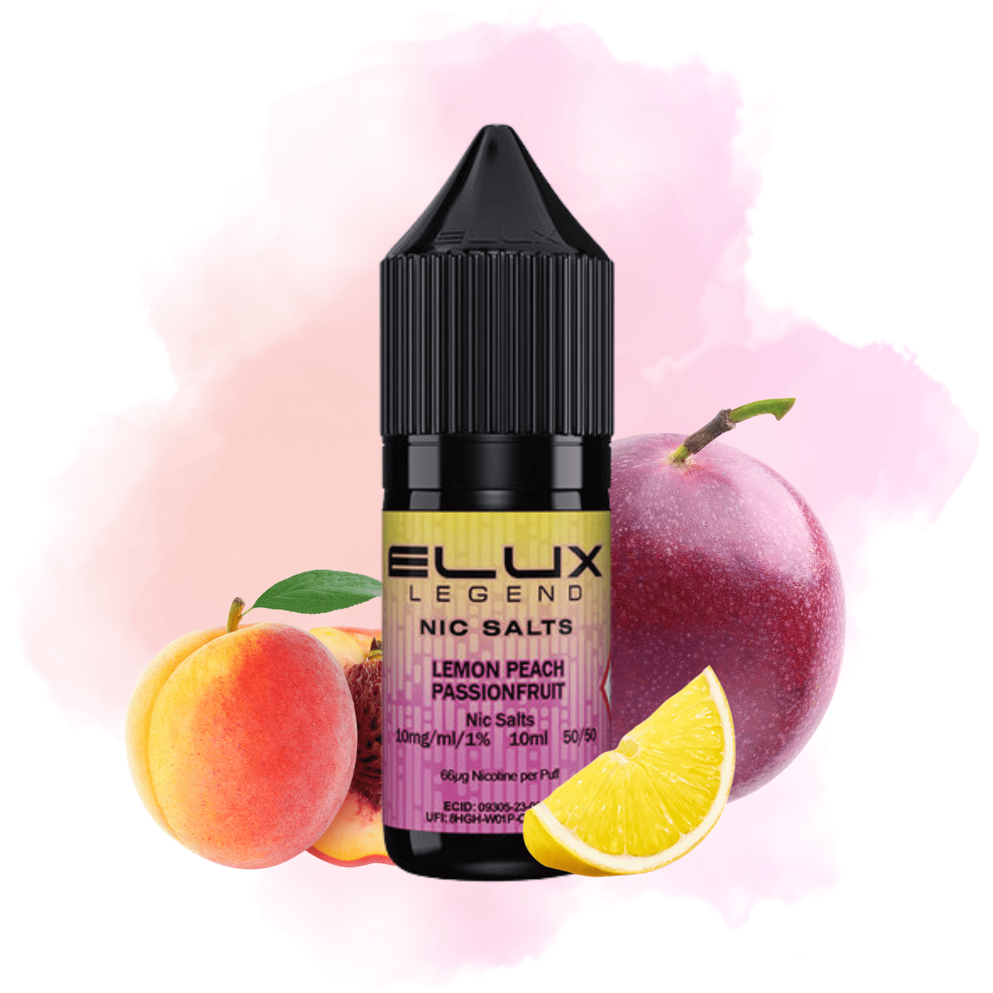 ELUX SALTS Lemon Peach Passionfruit 10ML - Electromist.co.ukE - LiquidElux