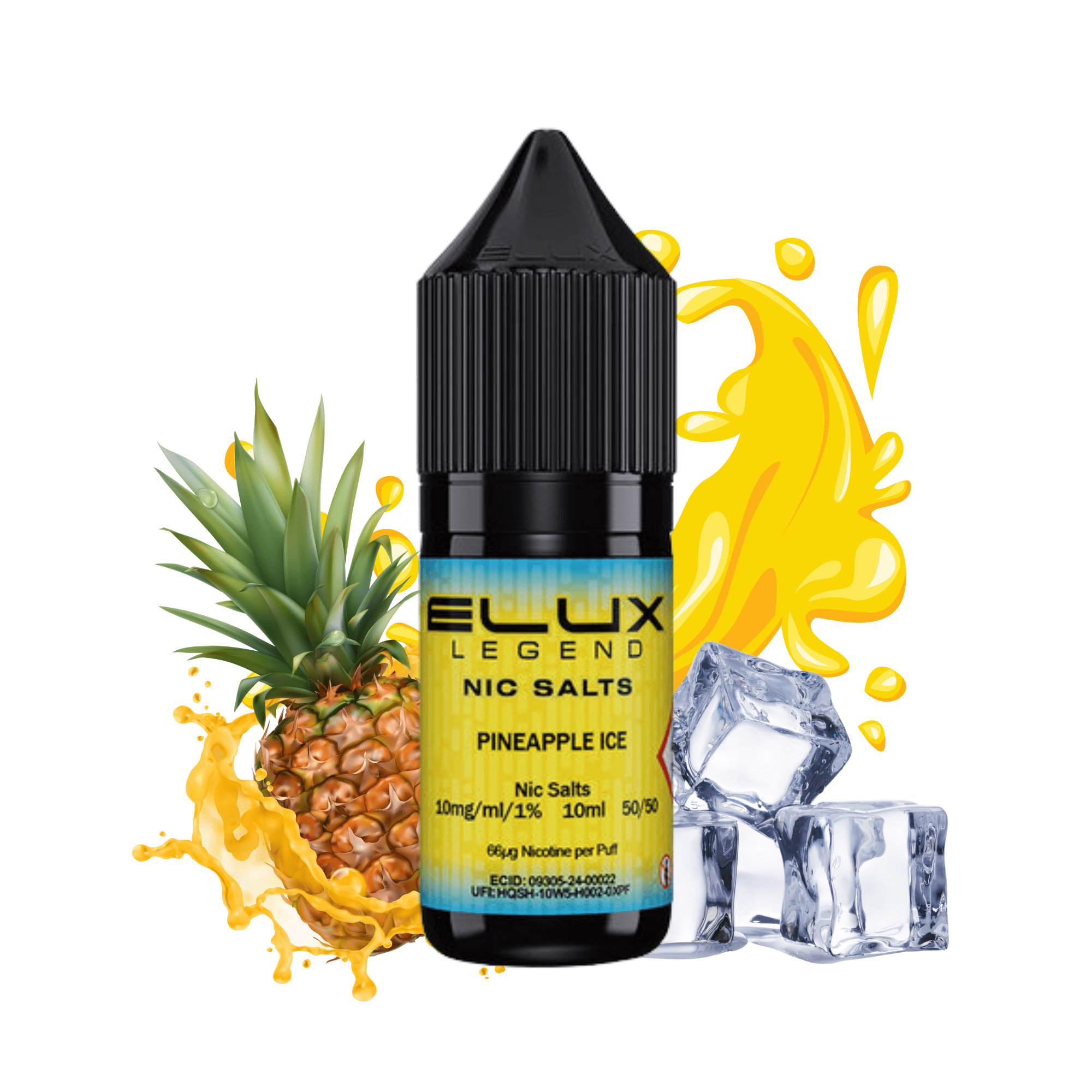 ELUX SALTS Pineapple Ice 10ML - Electromist.co.ukE - LiquidElux
