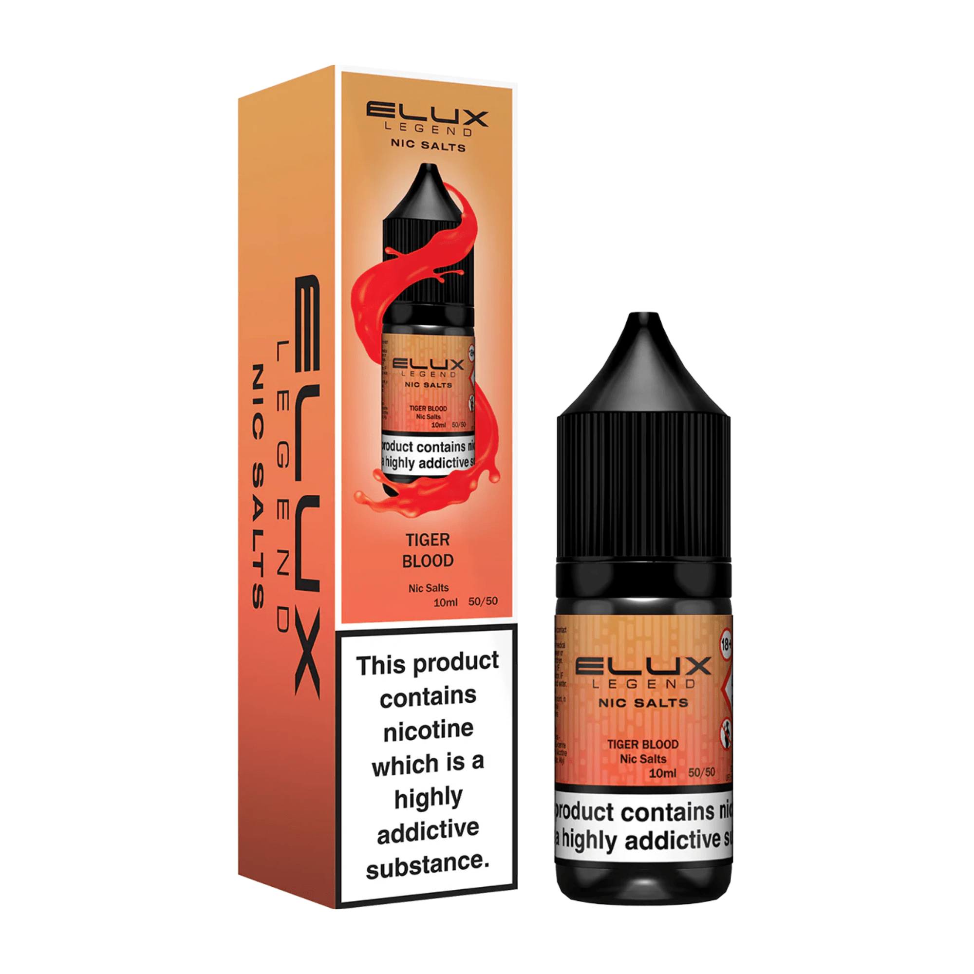 ELUX SALTS Tiger Blood 10ML - Electromist.co.ukE - LiquidElux