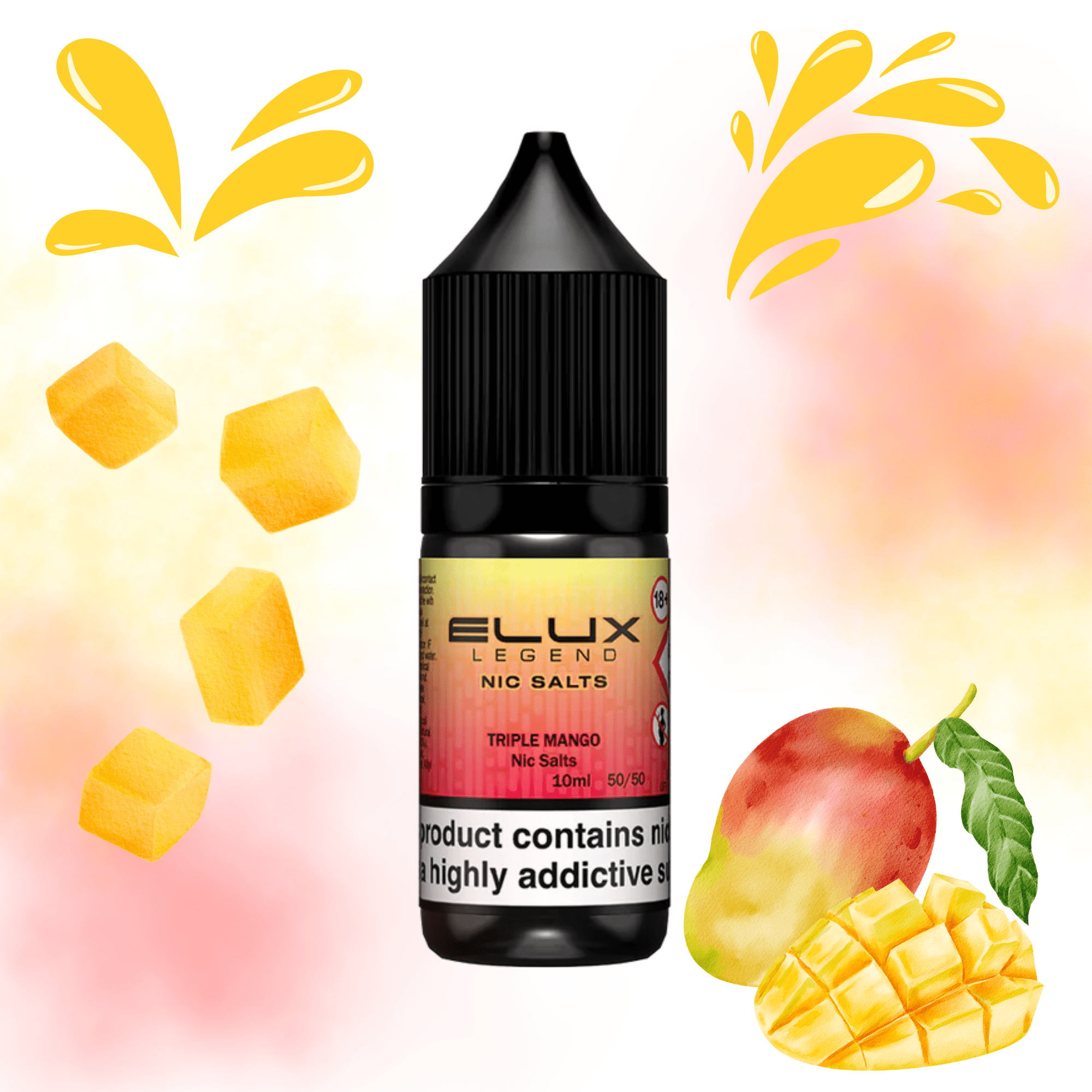 ELUX SALTS Triple Mango 10ML - Electromist.co.ukE - LiquidElux