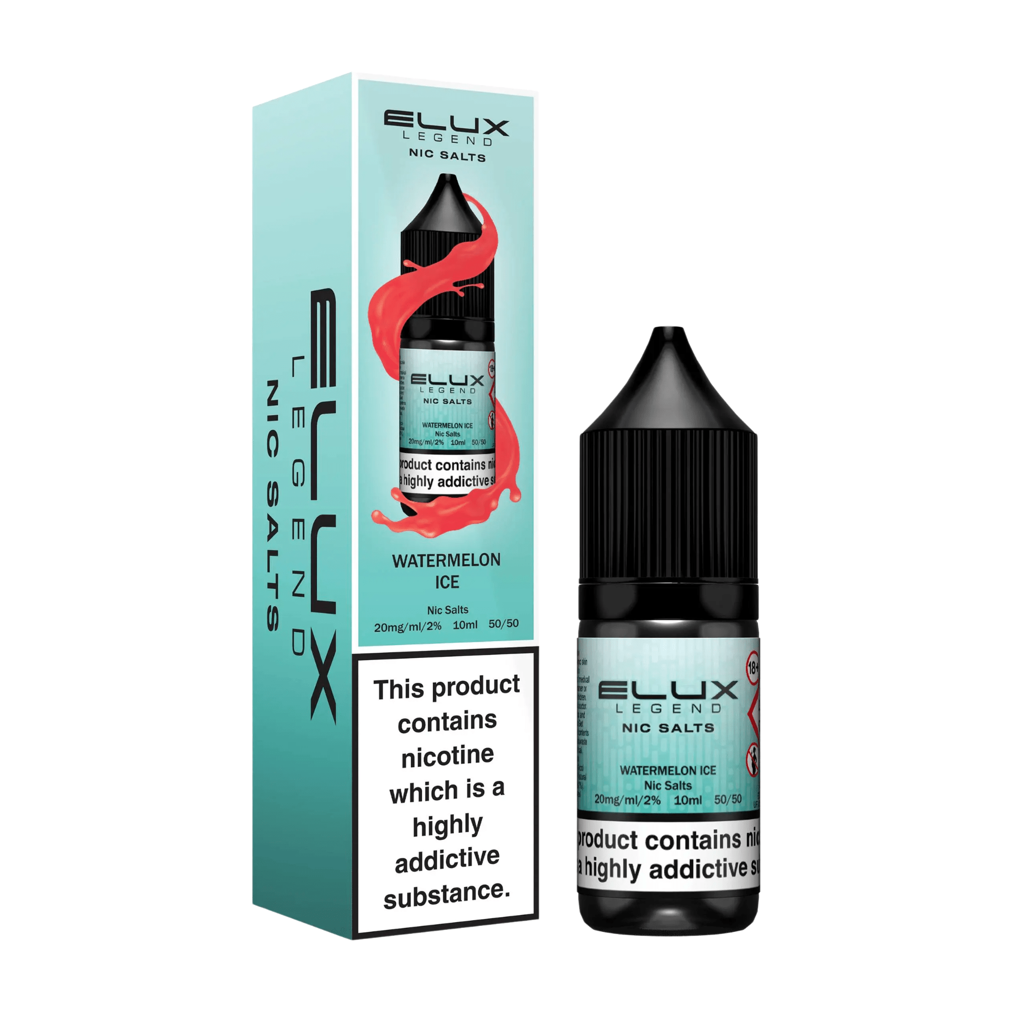 ELUX SALTS Watermelon Ice 10ml - Electromist.co.ukE - LiquidElux