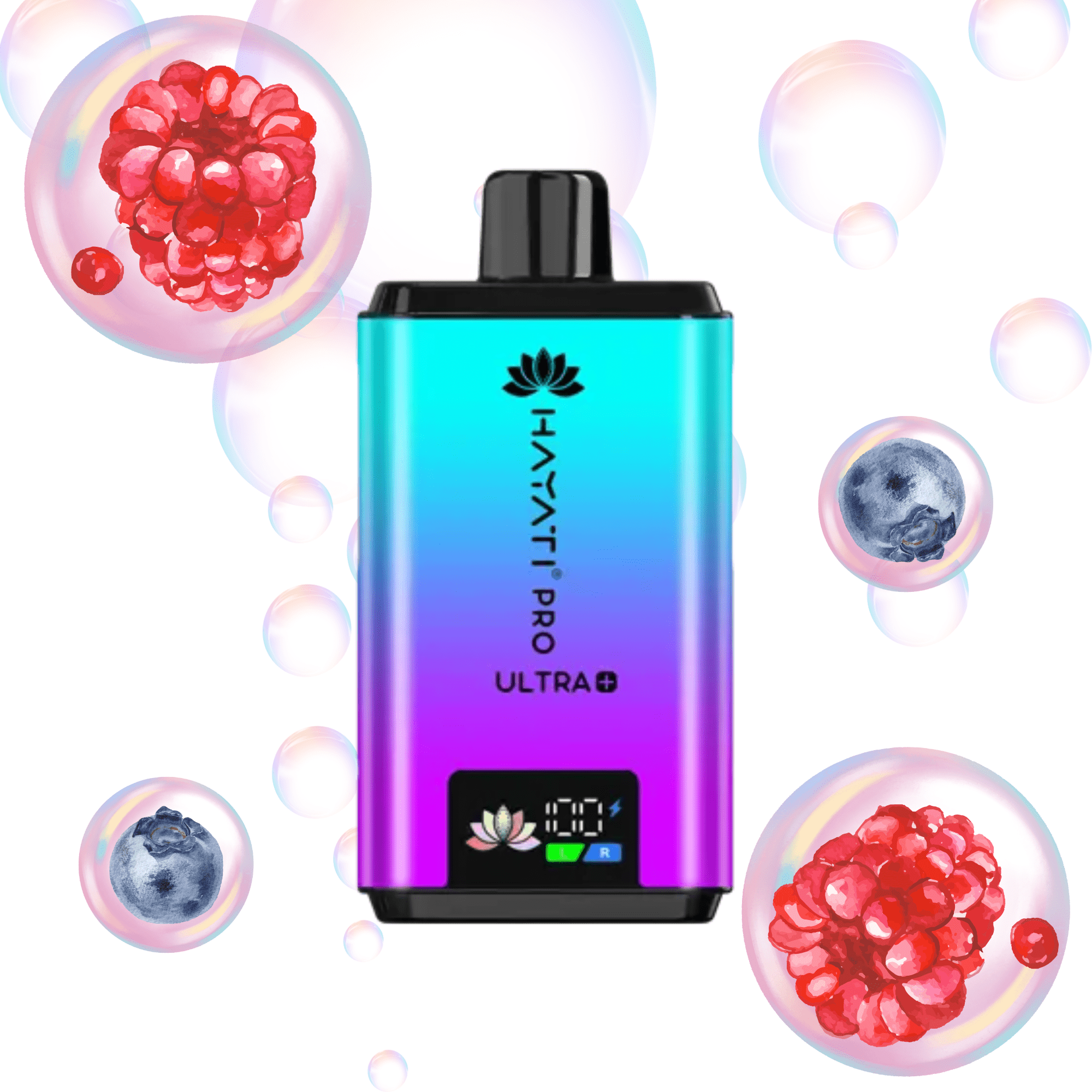 Hayati Pro Ultra+ 25000 Puffs Kit - Blue Sour Raspberry 20mg - Electromist.co.ukPod kitsHayati