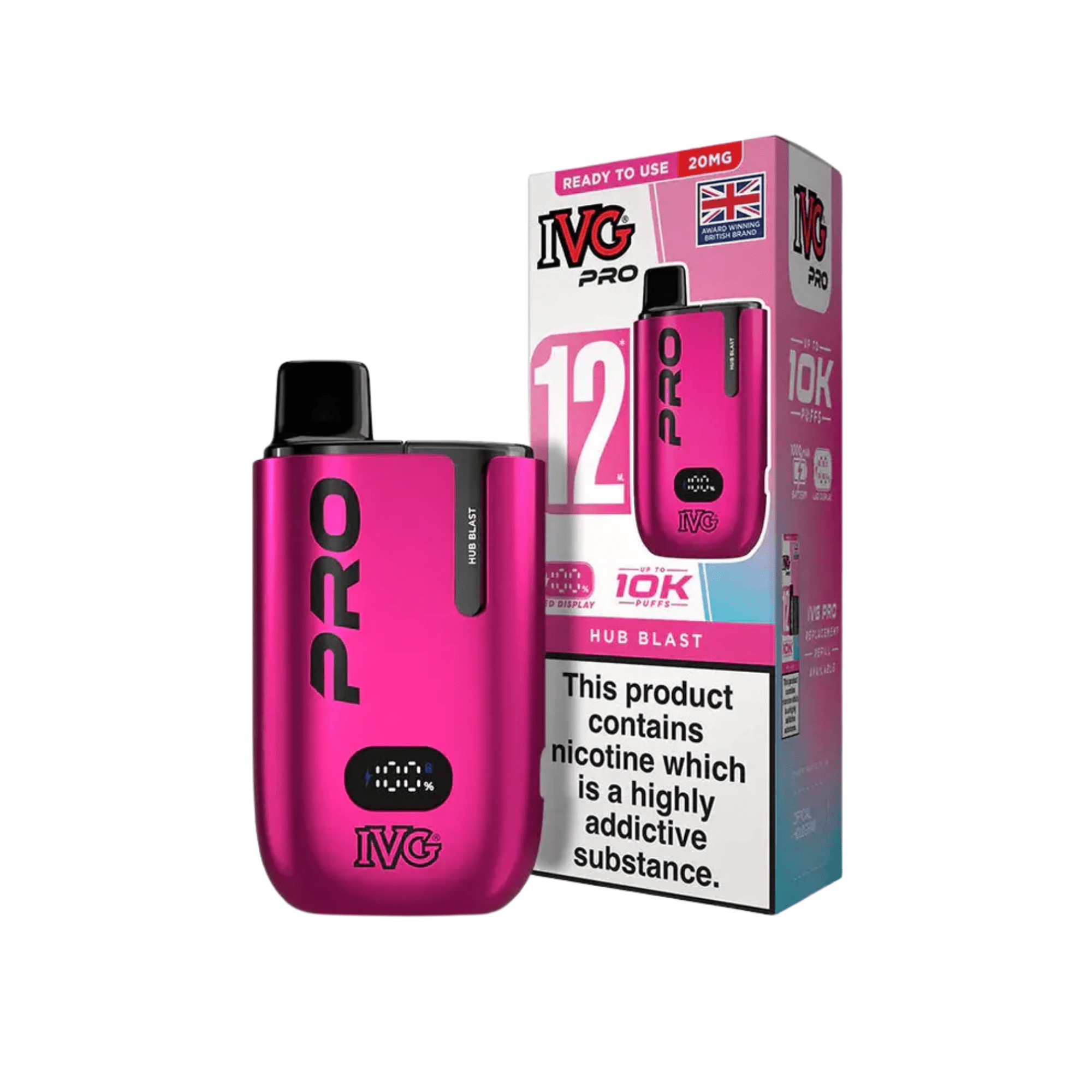 IVG PRO 10K Vape Kit - Hub Blast - Electromist.co.ukPod kitsElectromist.co.uk