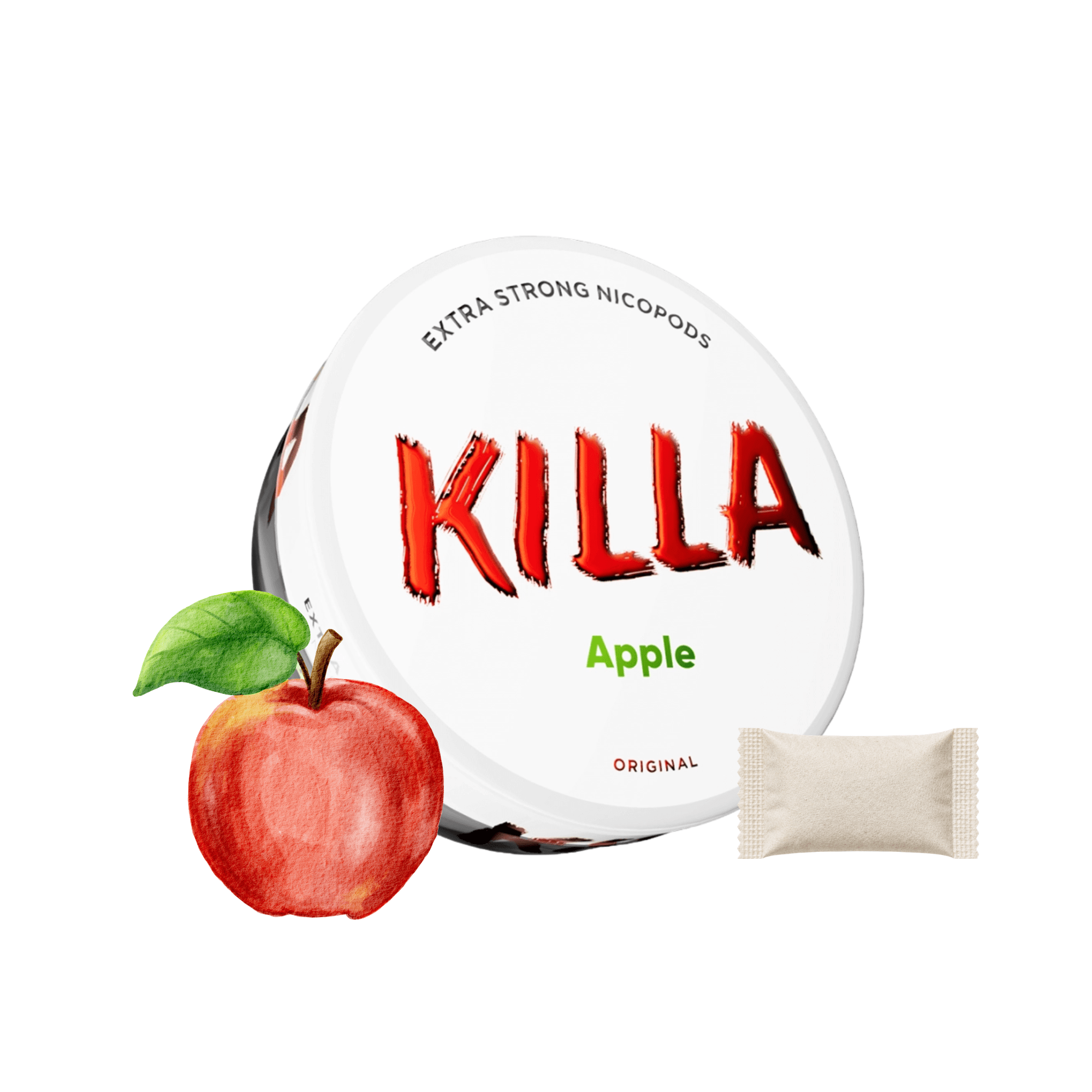 KILLA Nicotine Pouches - Apple (16g) - Electromist.co.ukNicotine PouchesKilla
