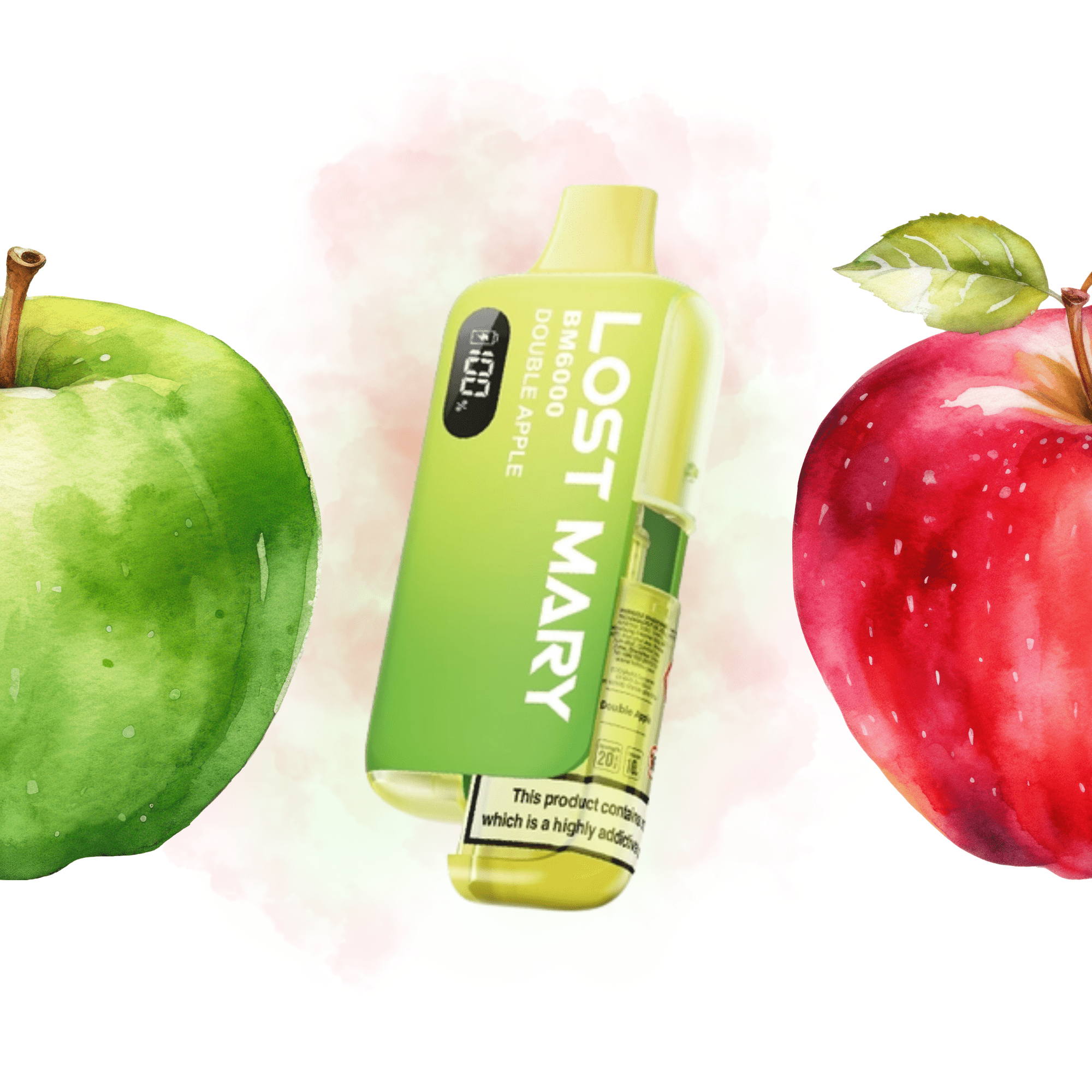 Lost Mary BM6000 - Refillable Kit Double Apple 20mg - Electromist.co.ukLost Mary