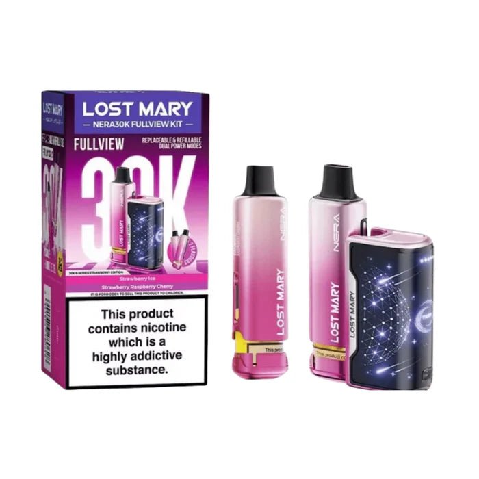 Lost Mary Nera 30K Fullview Kit - Strawberry Edition - Electromist.co.ukPod kitsLost Mary