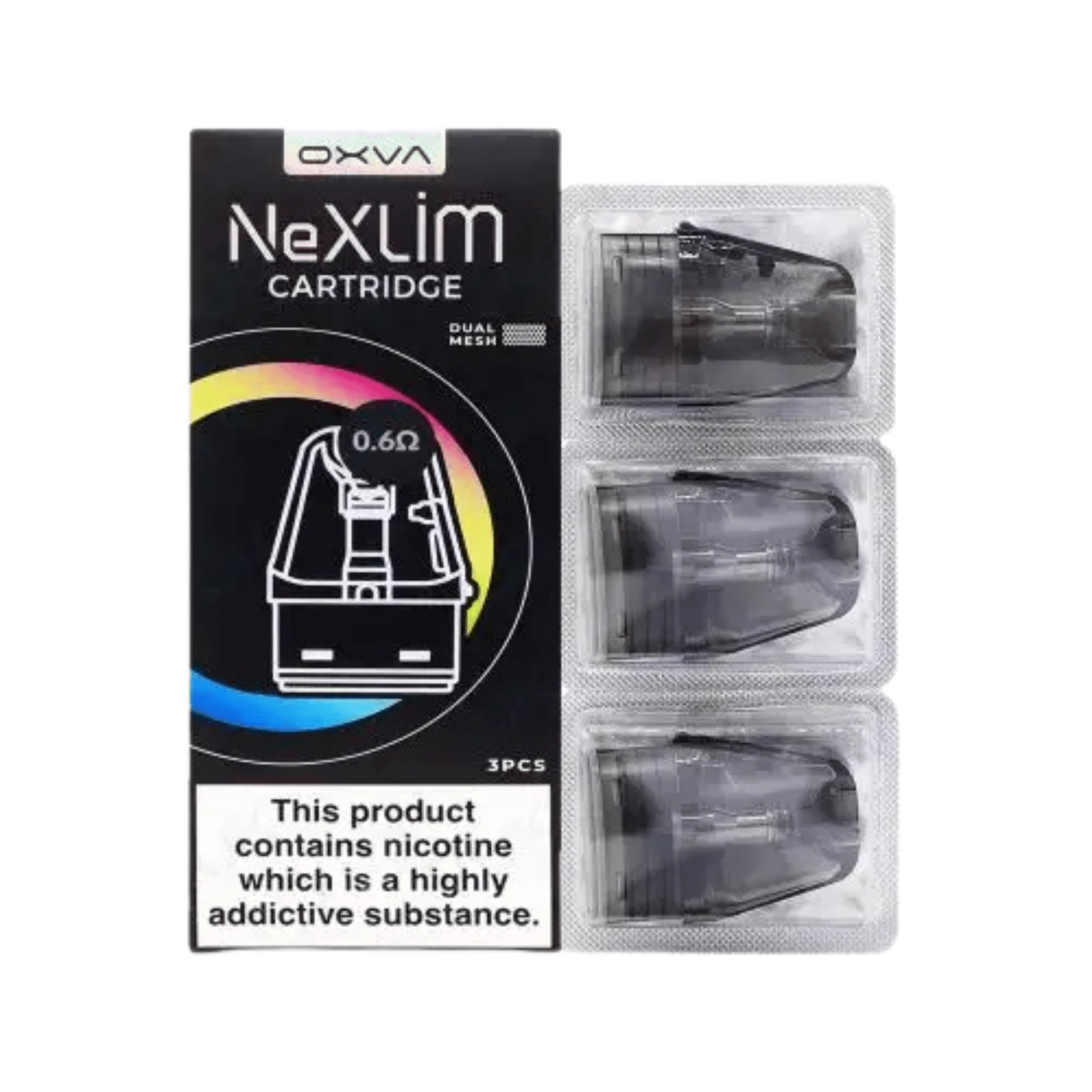 OXVA NEXLIM CARTRIDGES 0.6OHM (pack of 3) - Electromist.co.ukpodsOXVA
