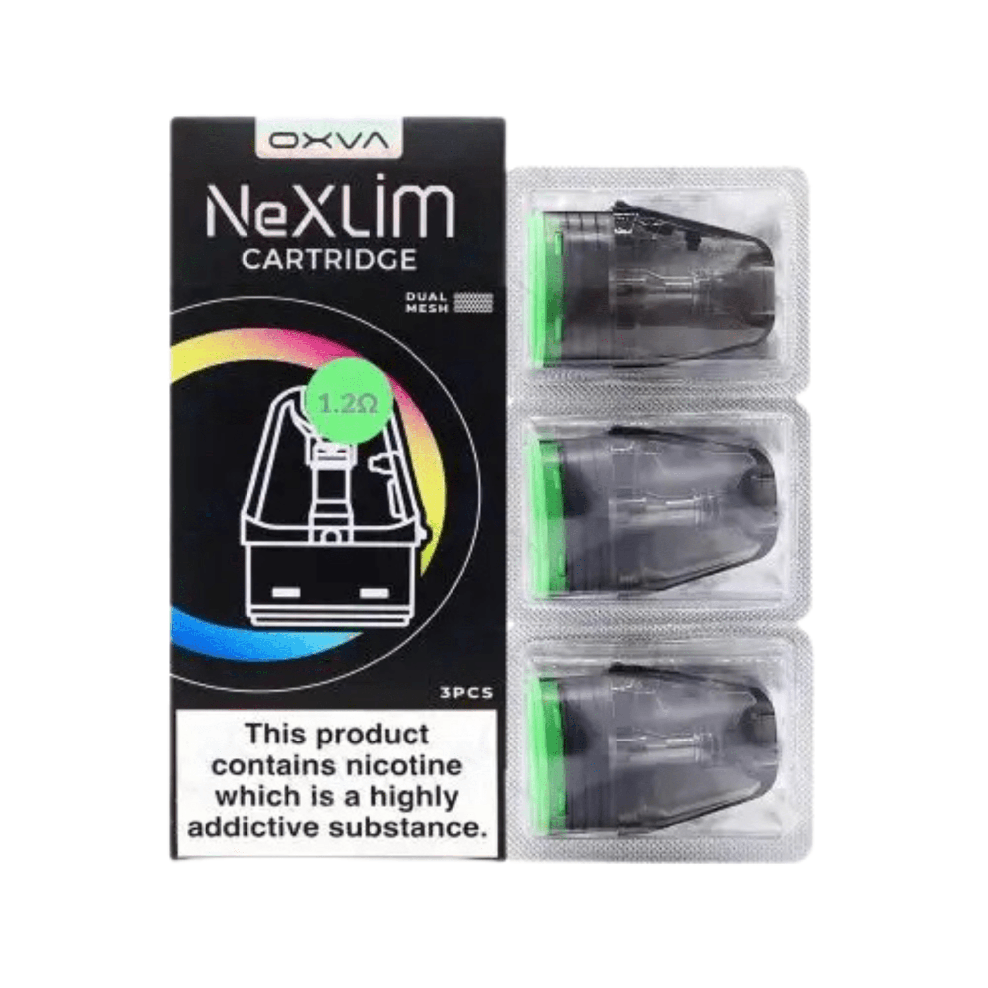 OXVA NEXLIM CARTRIDGES 1.2OHM (pack of 3) - Electromist.co.ukpodsOXVA