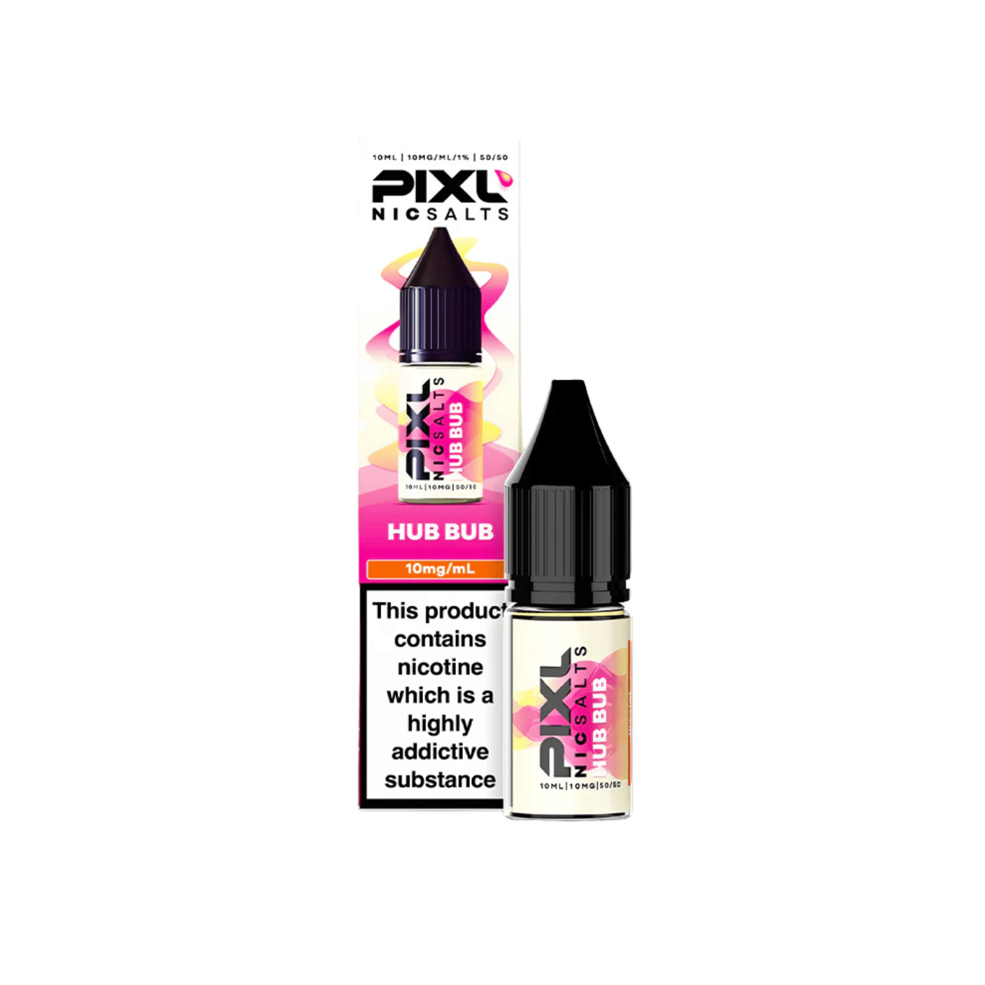 PIXL Nic Salts 10ml - Hub Bub - Electromist.co.ukE - LiquidPIXL