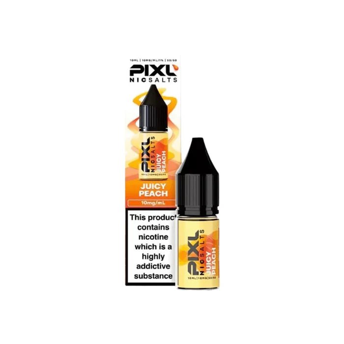 PIXL Nic Salts 10ml - Juicy Peach - Electromist.co.ukE - LiquidPIXL
