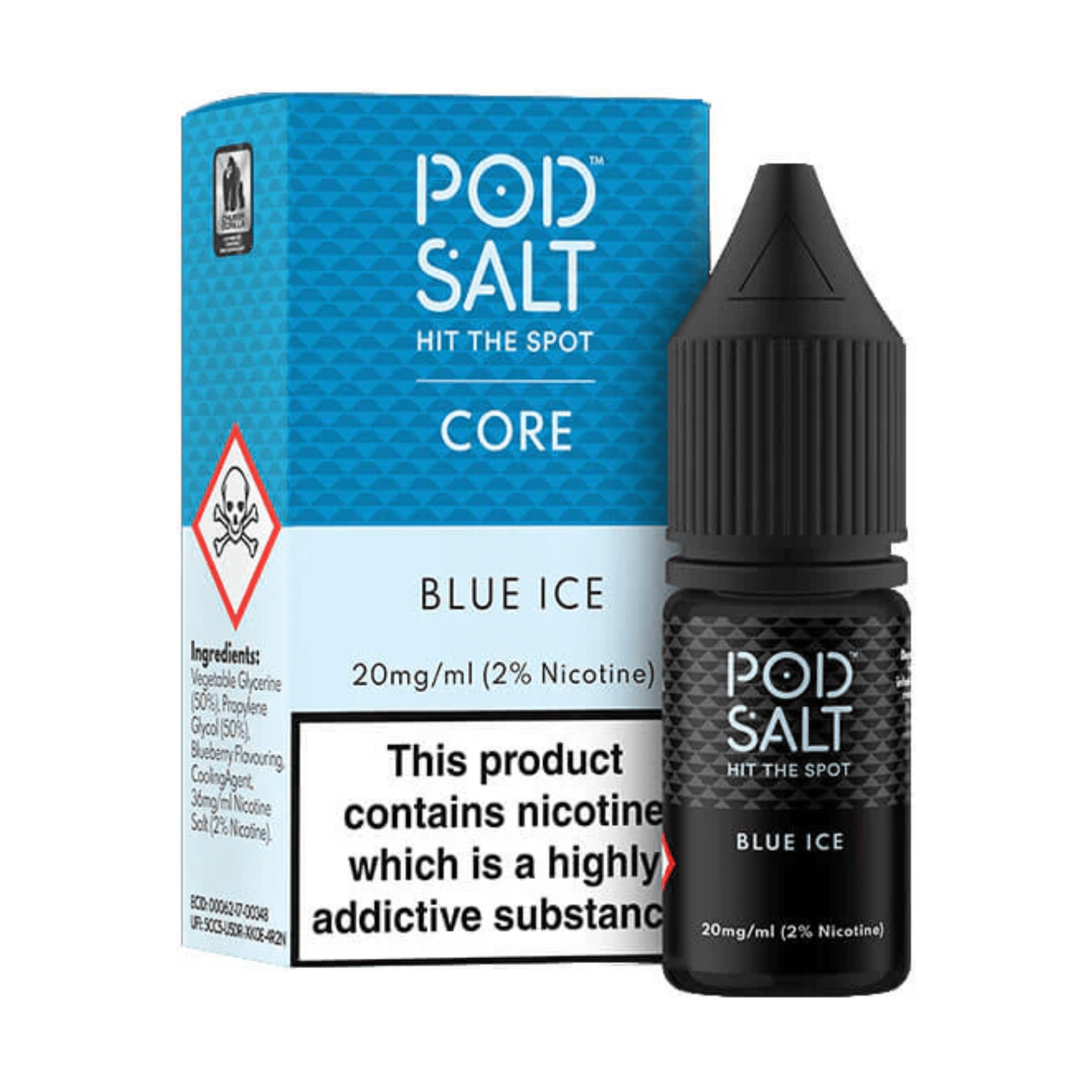 Pod Salt - Blue Ice 10ml - Electromist.co.ukEliquidPod Salt