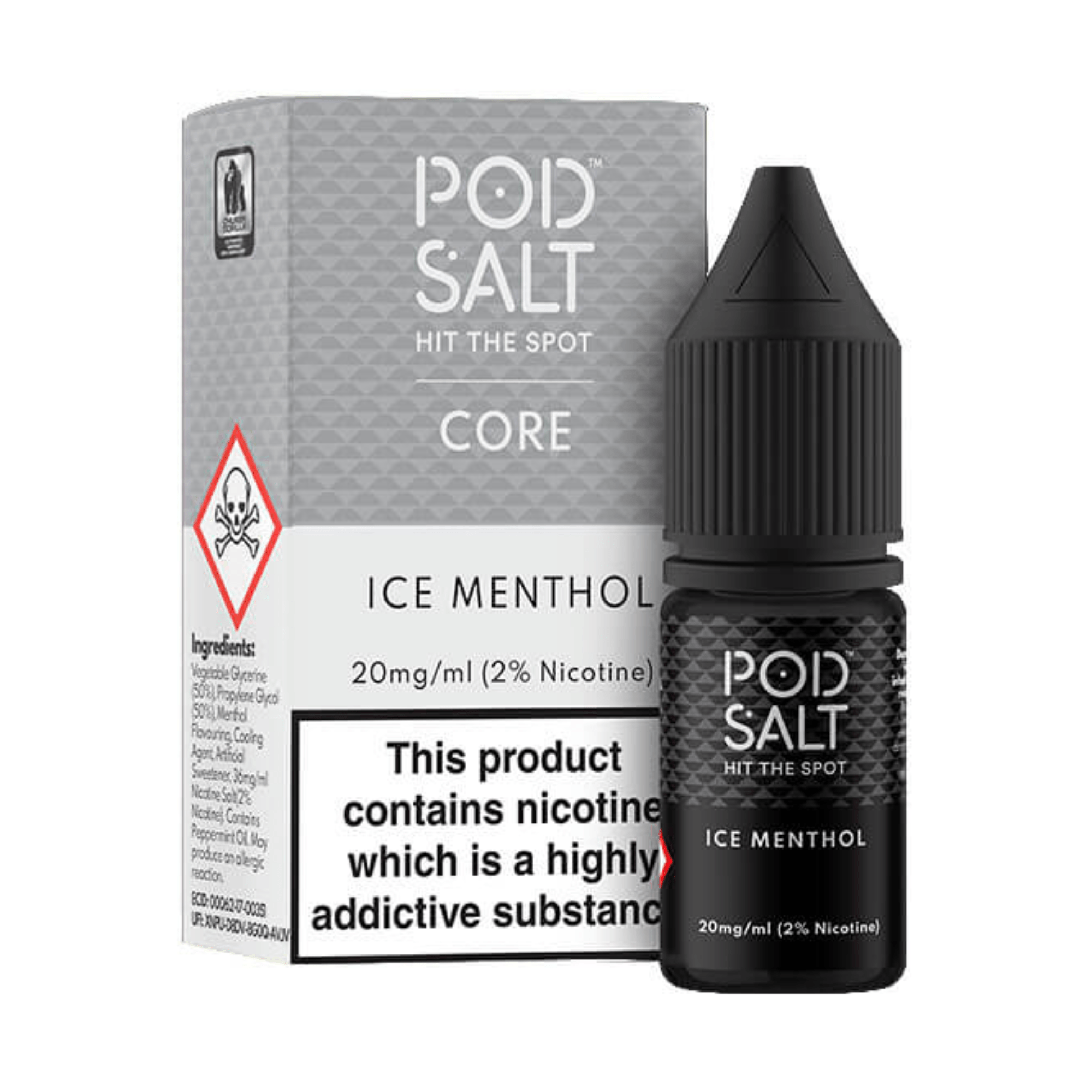 Pod Salt - Ice Menthol 10ml - Electromist.co.ukEliquidPod Salt