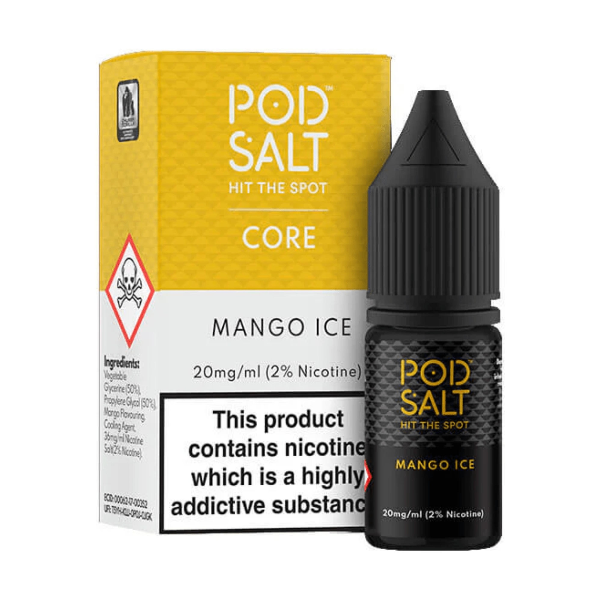 Pod Salt - Mango Ice 10ml - Electromist.co.ukEliquidPod Salt