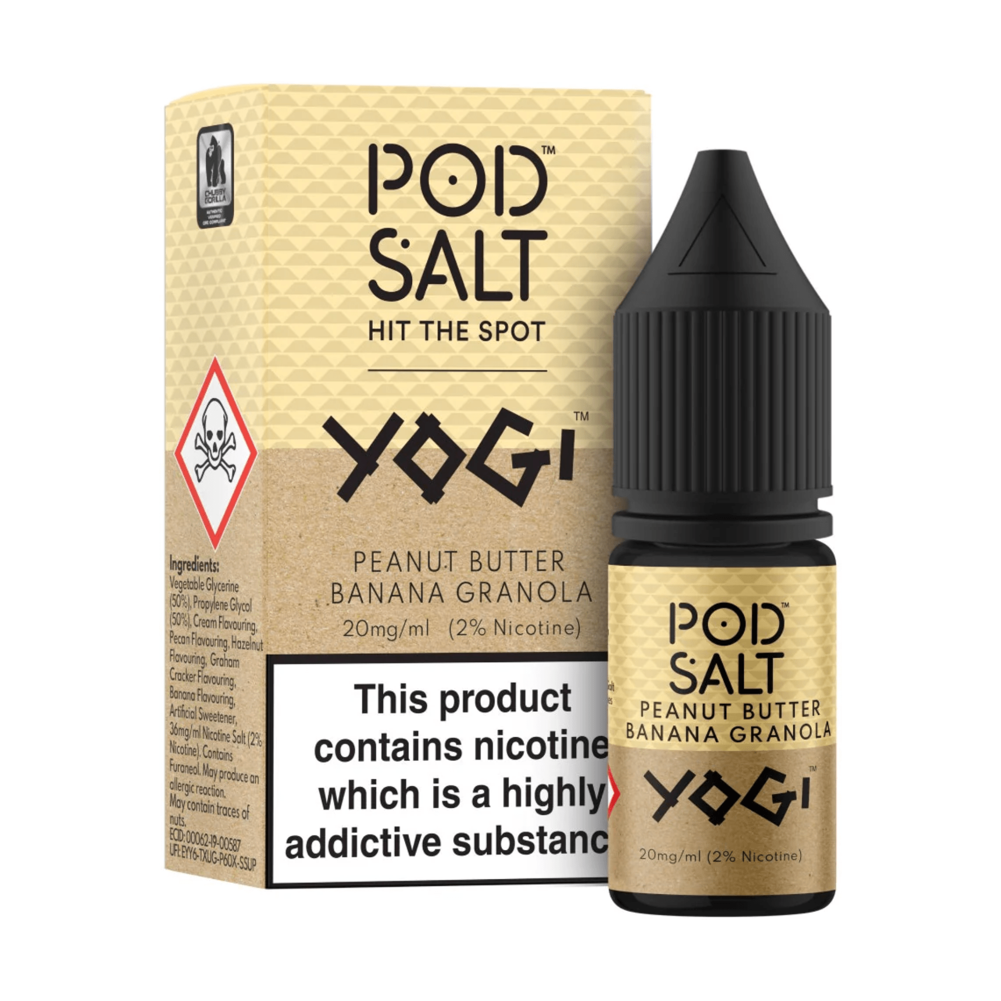 Pod Salt - Yogi 10ml - Electromist.co.ukEliquidPod Salt