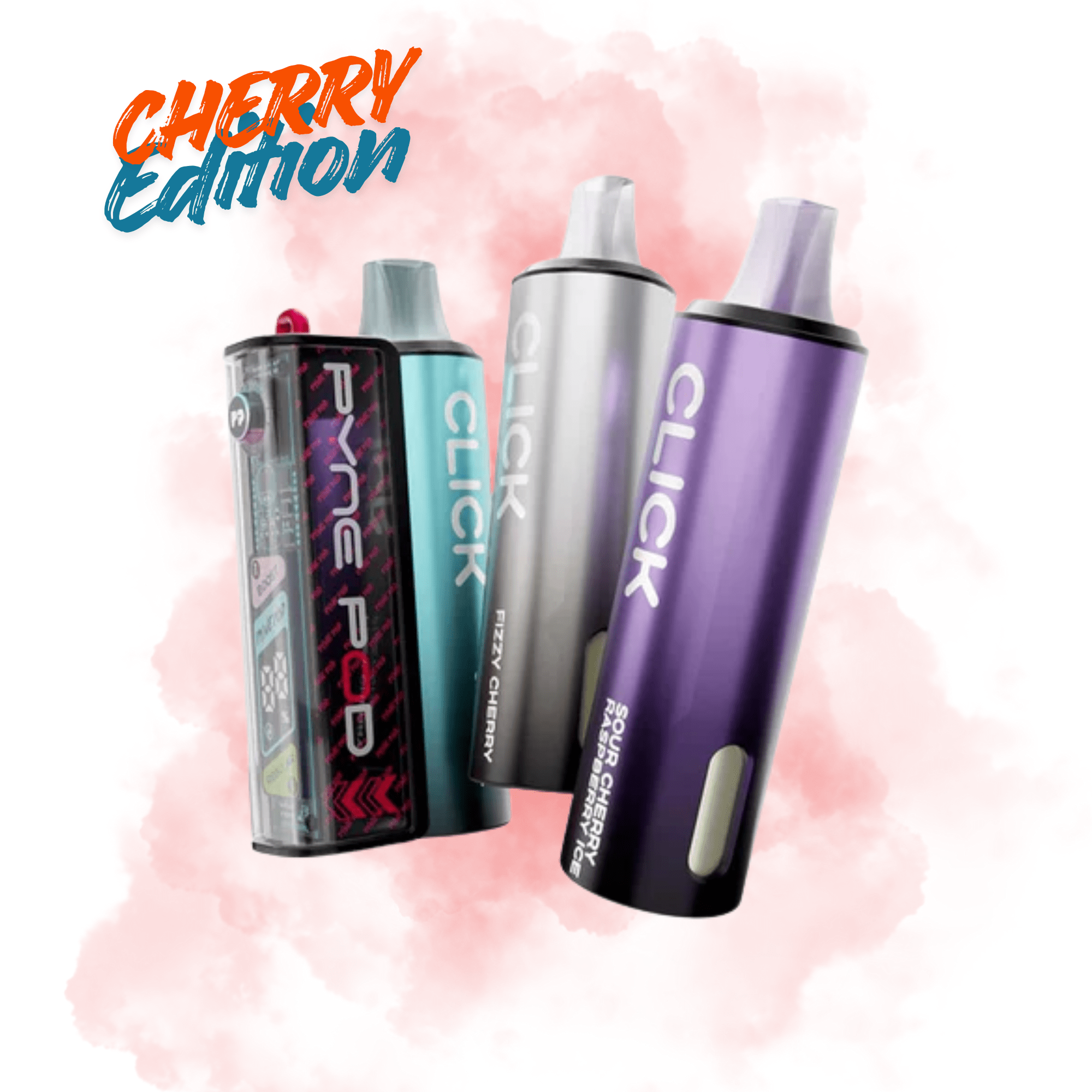 PYNE POD 50K Click Kit - Cherry Edition - Electromist.co.ukPod kitsPyne Pod