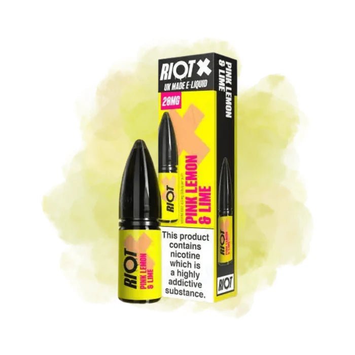 Riot X Nic Salts 10ML - Pink Lemon & Lime - Electromist.co.ukE - LiquidRiot Squad