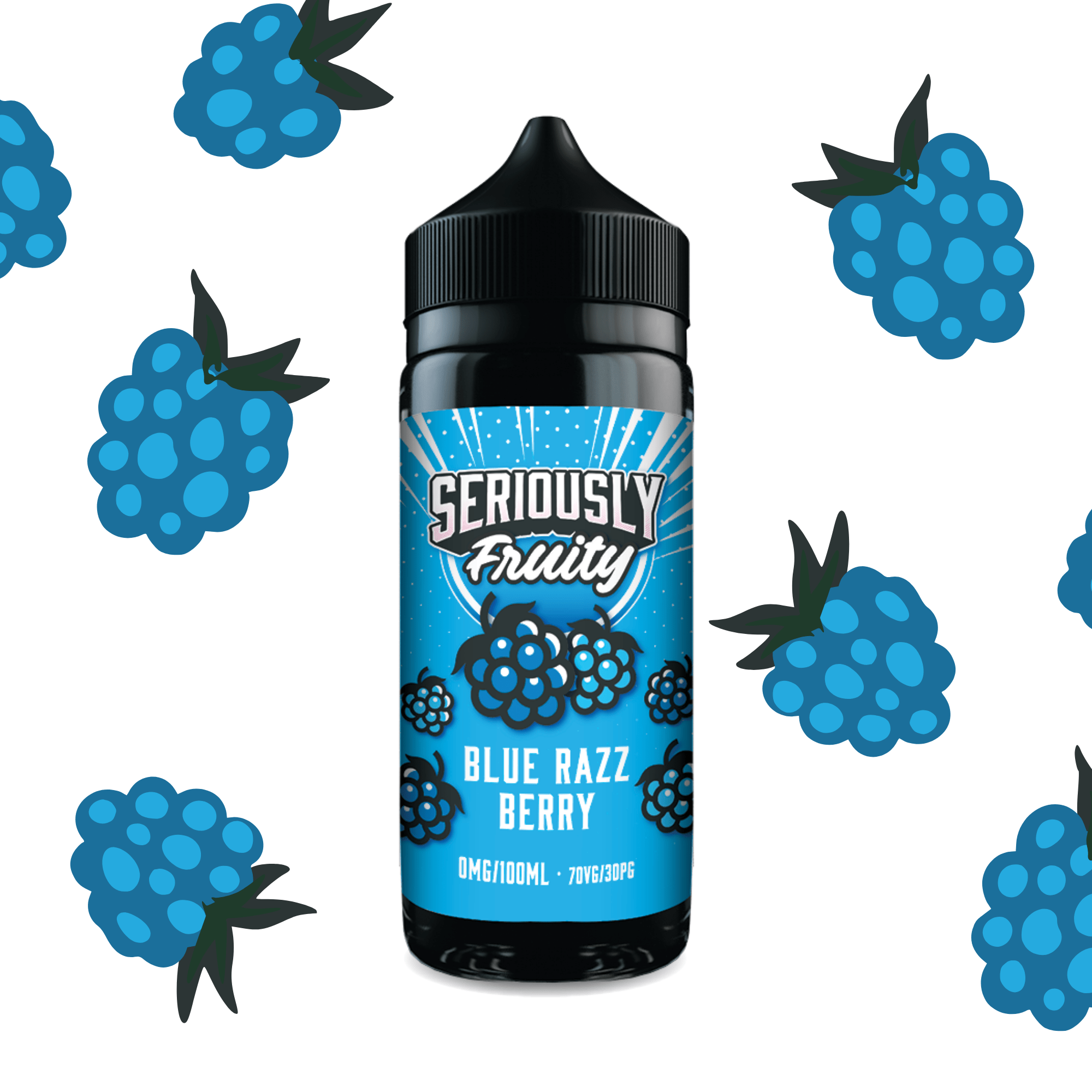 Seriously Fruity - Blue Razz Berry 100ml Shortfill - Electromist.co.ukEliquidSeriously