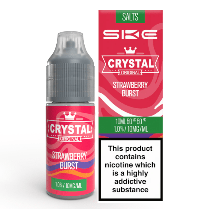 Crystal Salts - Strawberry Burst 10ml - Electromist.co.ukE - LiquidSKE Crystal