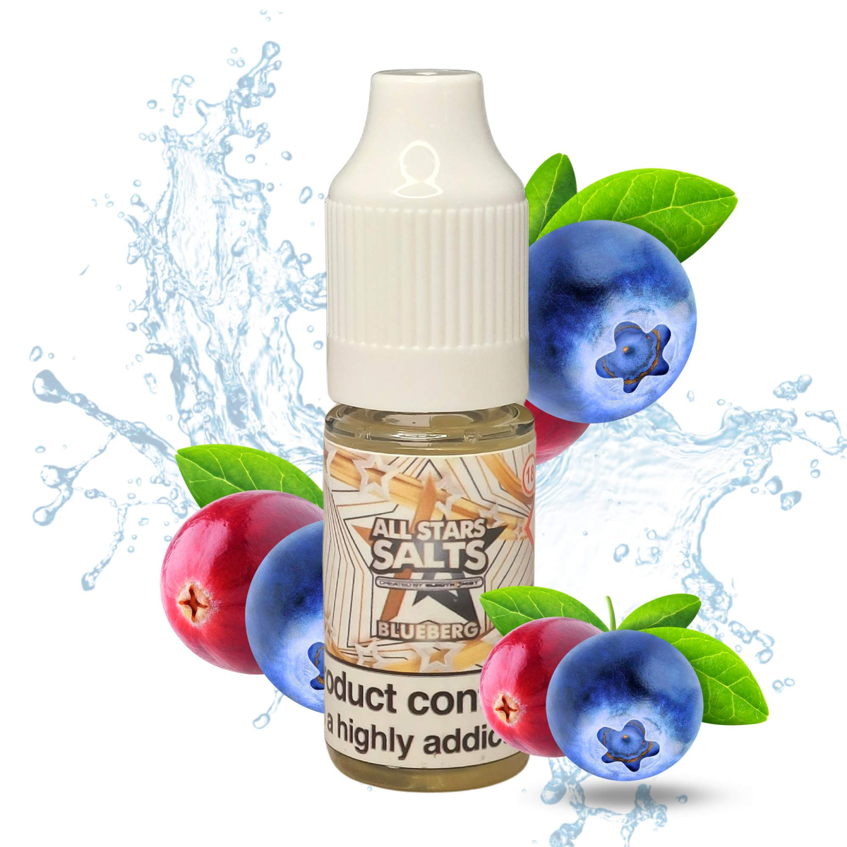 All Stars Salts from the vape brand you can trust, Electromist, . Get your taste buds ready for a flavour sensation, Blueberg. Nicotine Content: 6mg/12mg/18mg Products may contain nicotine. For over 18s Only ejuice, vape pen, eliquid, e cigarette, 10ml, vaping, cloud, PG, VG, 60/40, vape liquid, Flavour, TPD