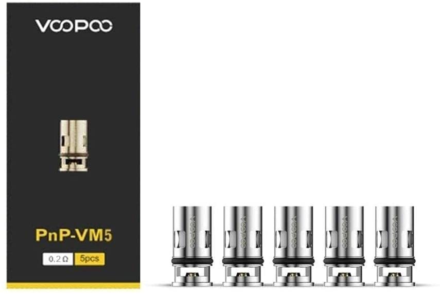 Voopoo VM5 Coils 5 Pack - 0.2ohm - Electromist.co.ukCoilsVoopoo