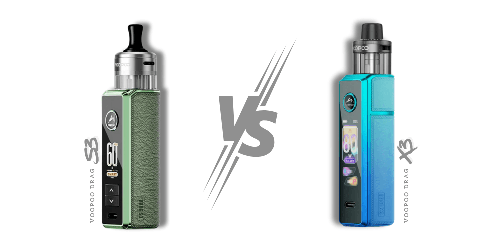Voopoo Drag S3 vs Voopoo Drag X3: Ultimate 2026 Buyer's Guide Voopoo Drag S3 vs Voopoo Drag X3: Ultimate 2026 Buyer's Guide