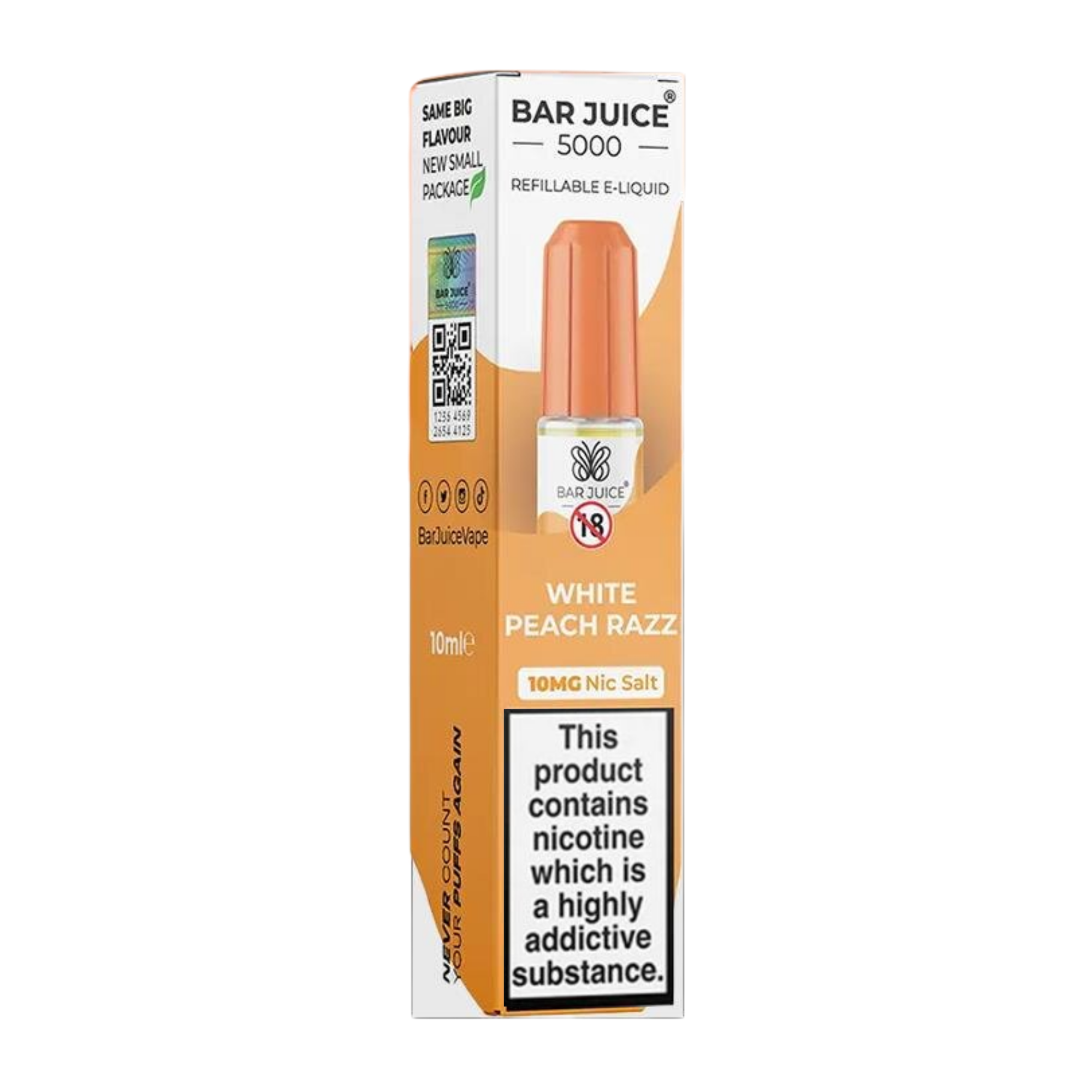 Bar 5000 - White Peach Razzberry 10ml