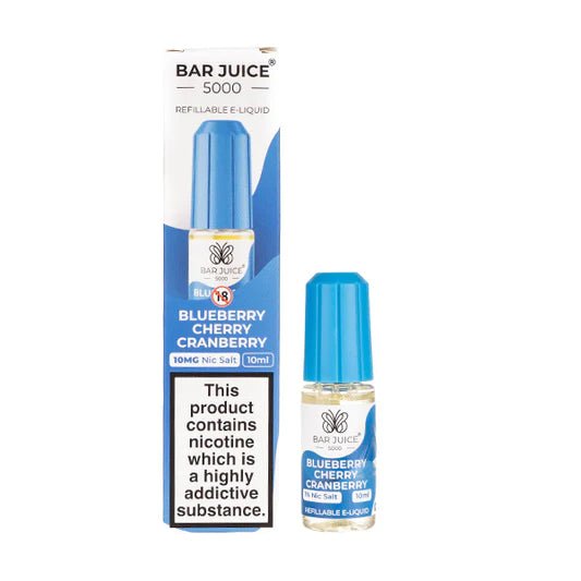 Bar 5000 - Blue Cherry Cranberry 10ml - Electromist.co.ukE - LiquidBar Juice