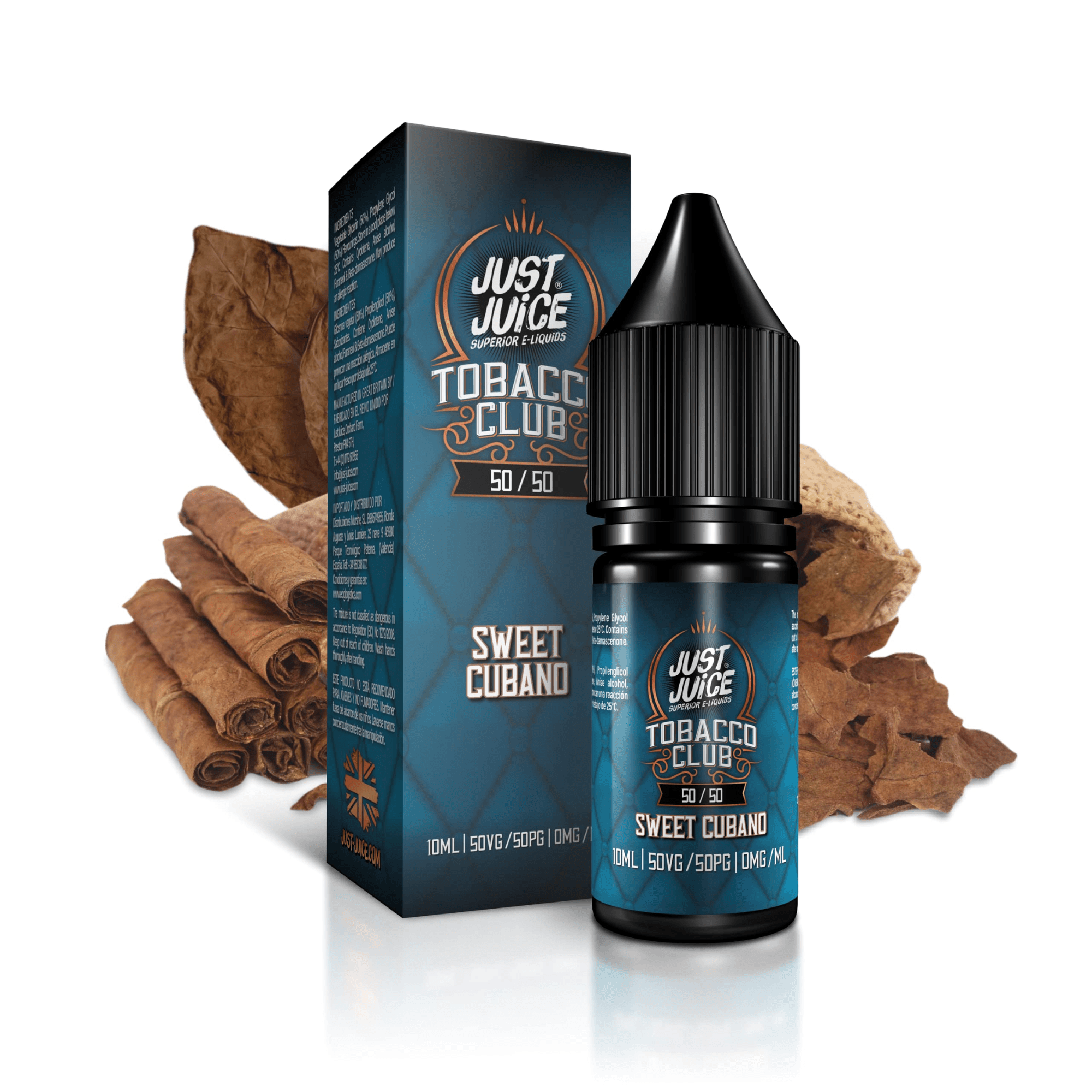 Just Juice - Sweet Cubano 50/50 10ml - Electromist.co.ukE - LiquidJust Juice