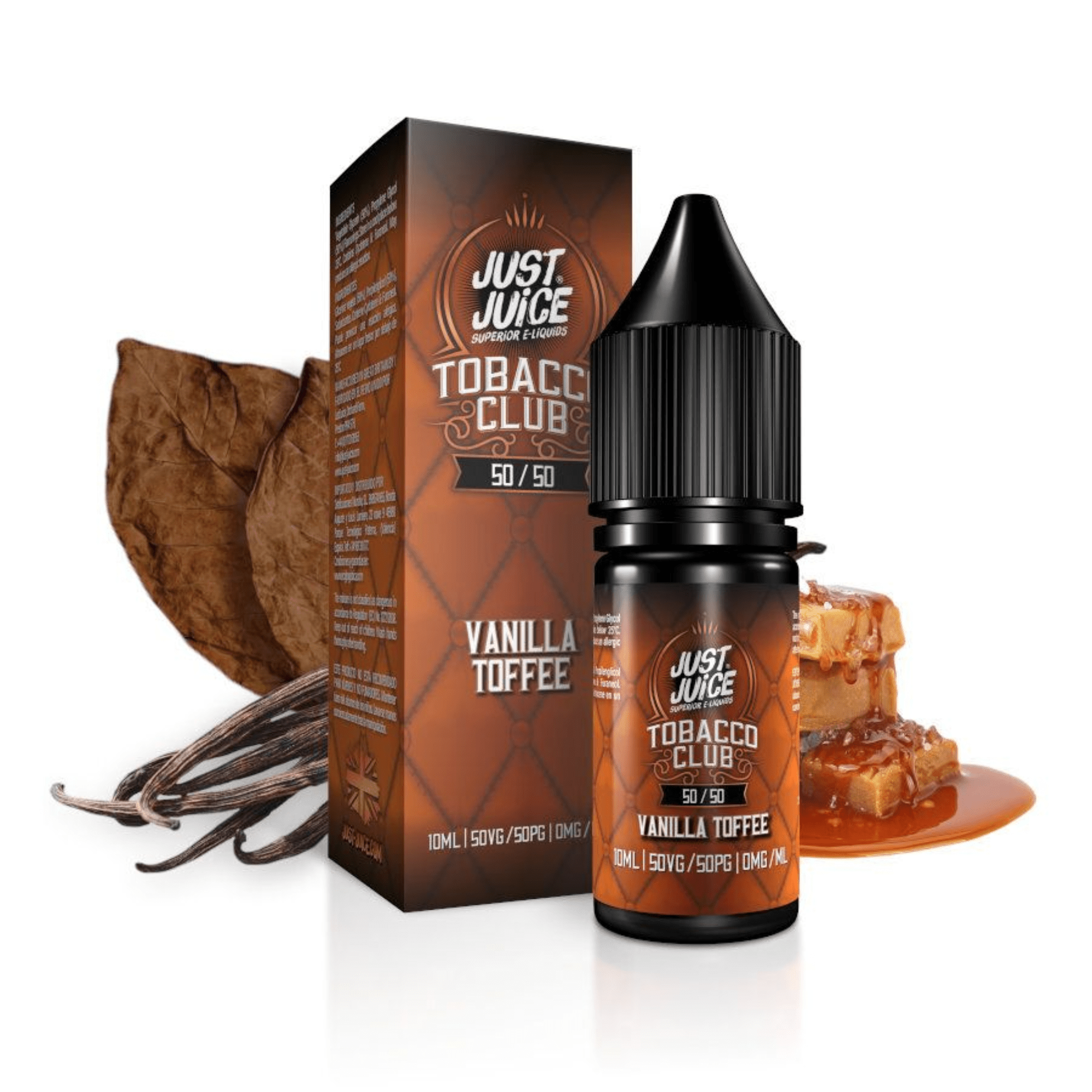 Just Juice - Vanilla Toffee 50/50 10ml - Electromist.co.ukE - LiquidJust Juice